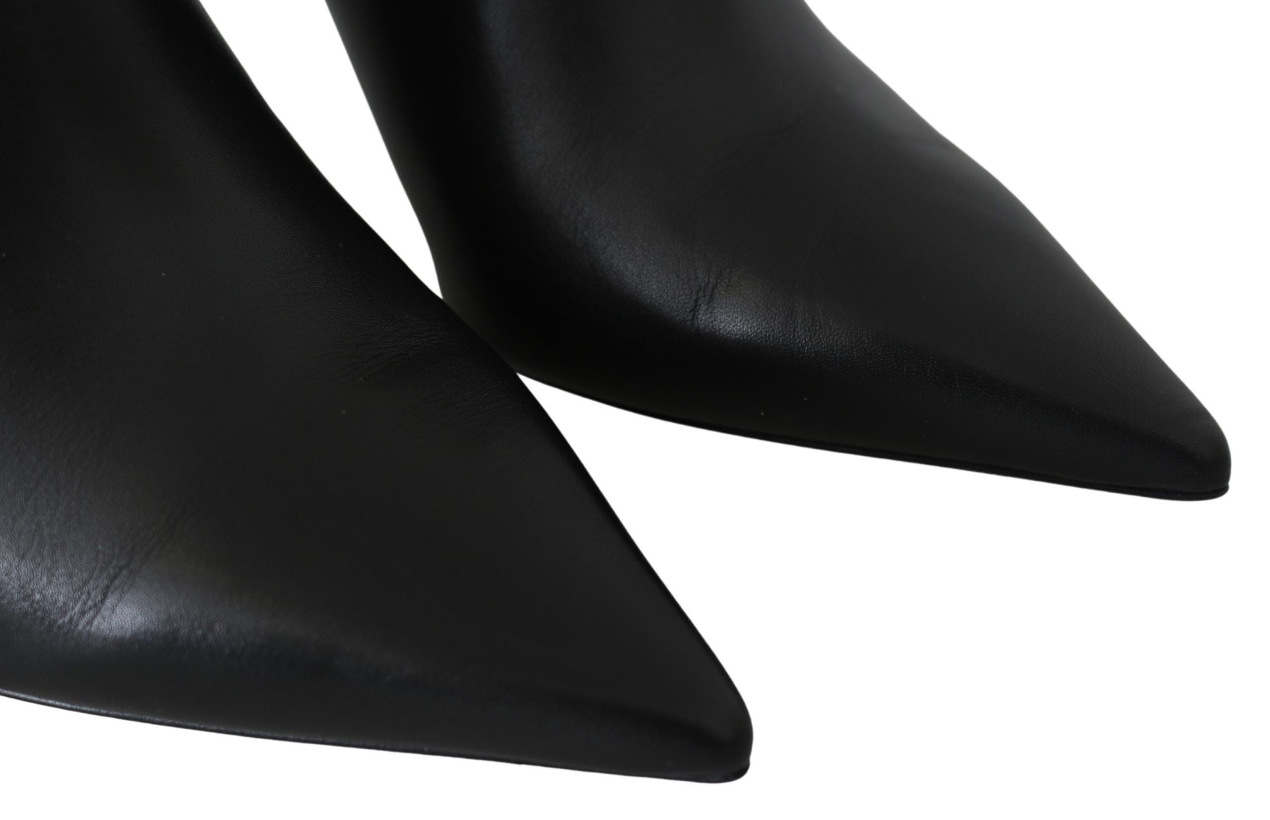 Jimmy Choo Elegant Black Gold Leather Pumps LUNESCAPE