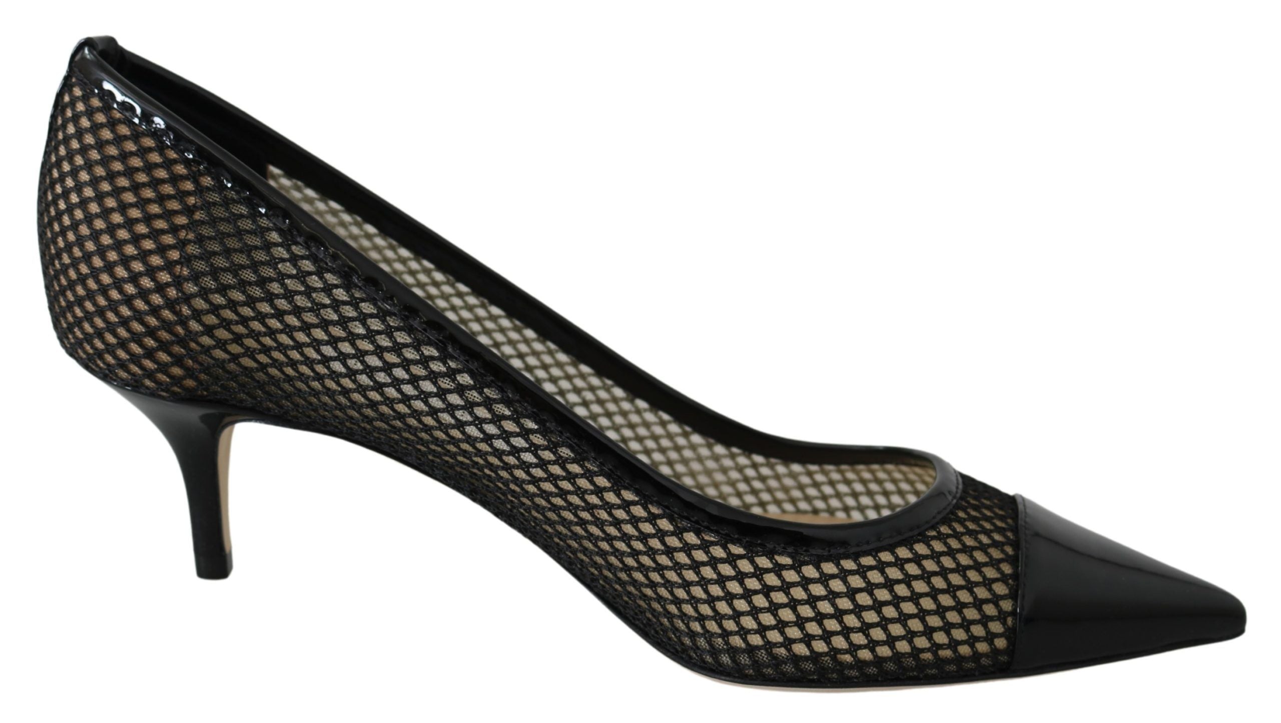 Jimmy Choo Chic Patent Mesh Pointed Pumps LUNESCAPE