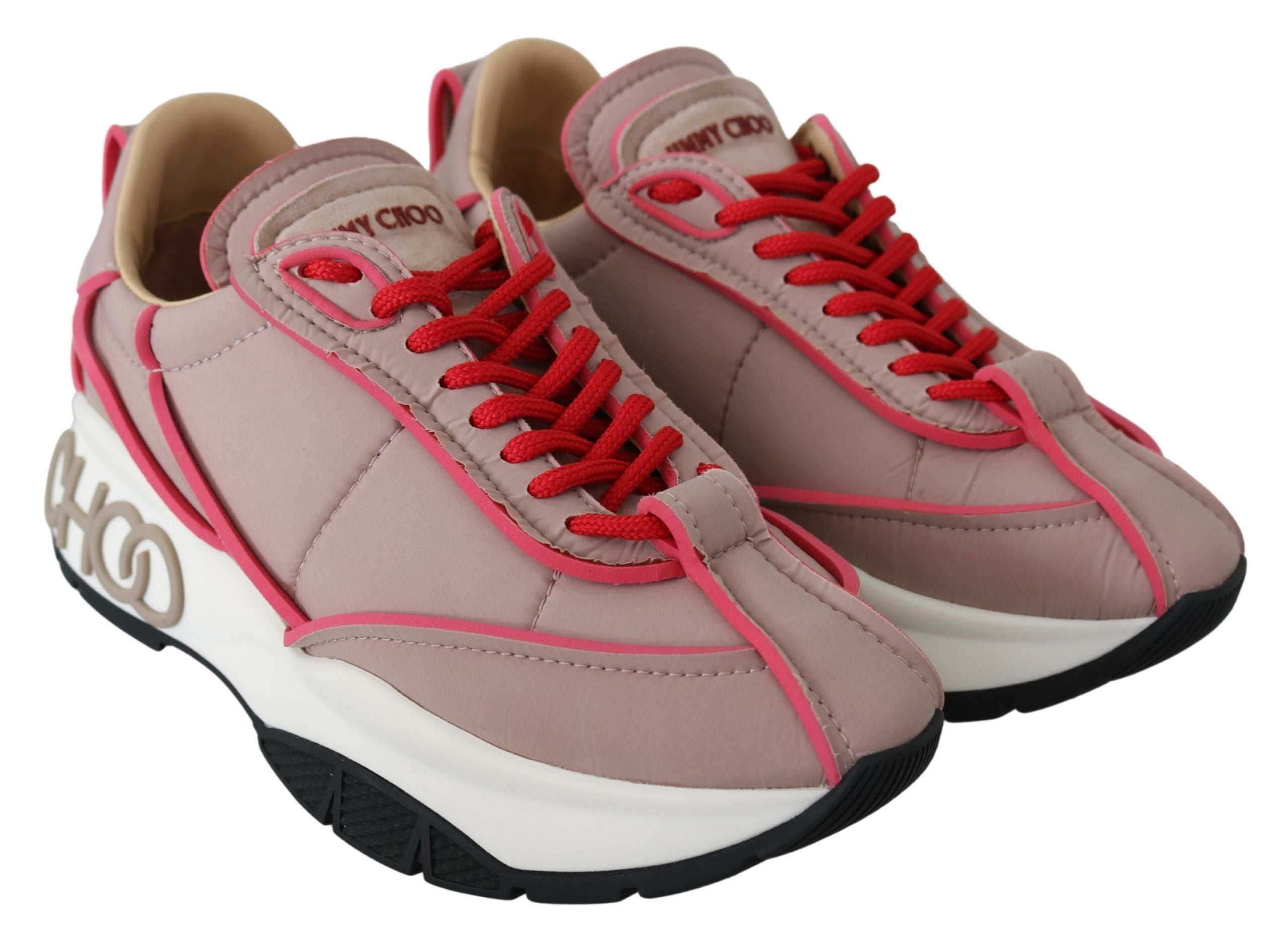 Jimmy Choo Ballet Pink Chic Padded Sneakers LUNESCAPE