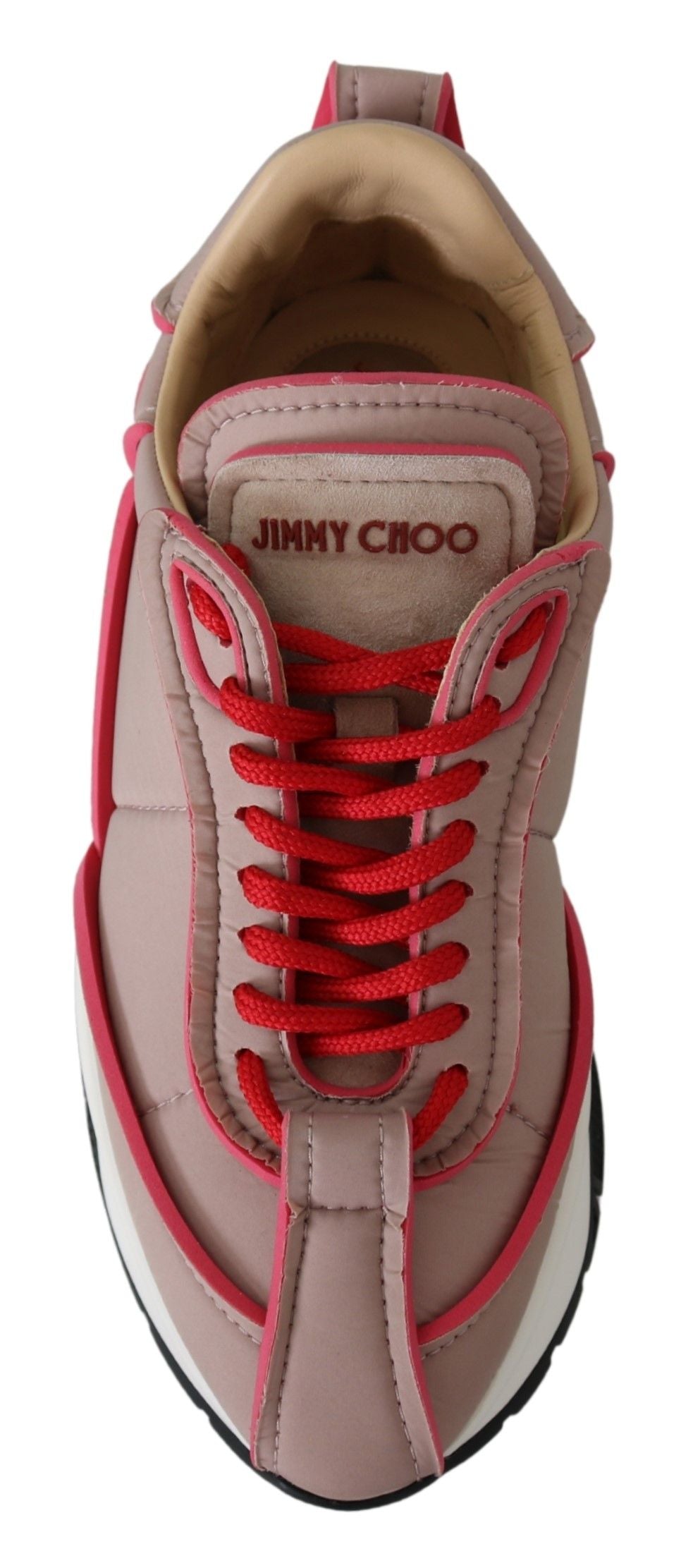 Jimmy Choo Ballet Pink Chic Padded Sneakers LUNESCAPE