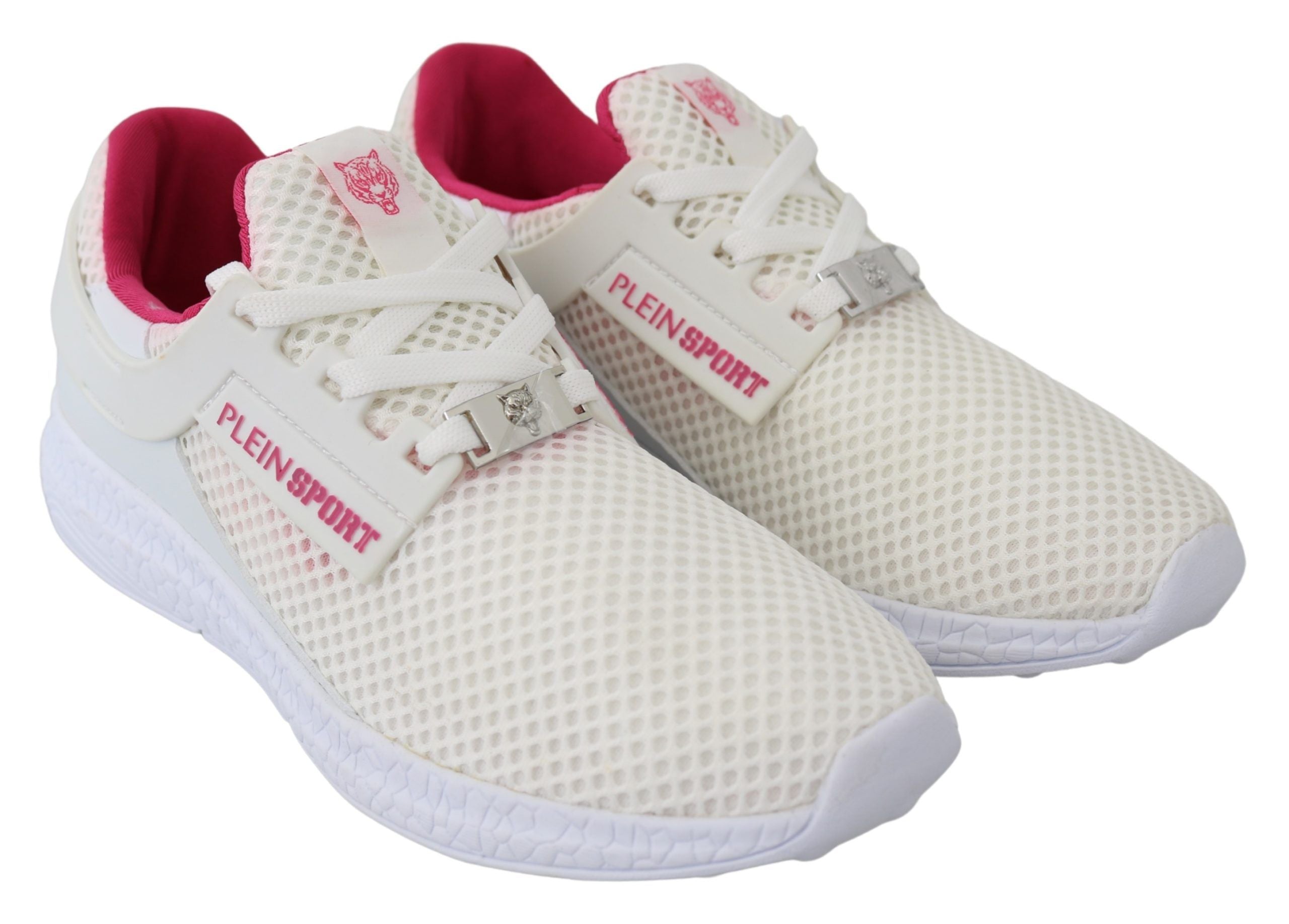 Plein Sport Exclusive White Runner Becky Sneakers LUNESCAPE