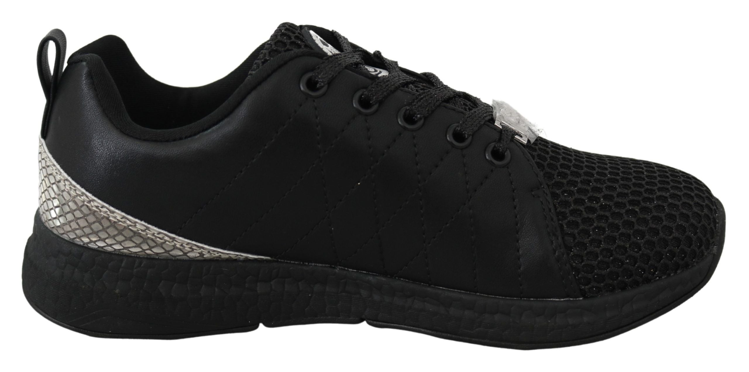 Plein Sport Exquisite Black Runner Gisella Sports Sneakers LUNESCAPE