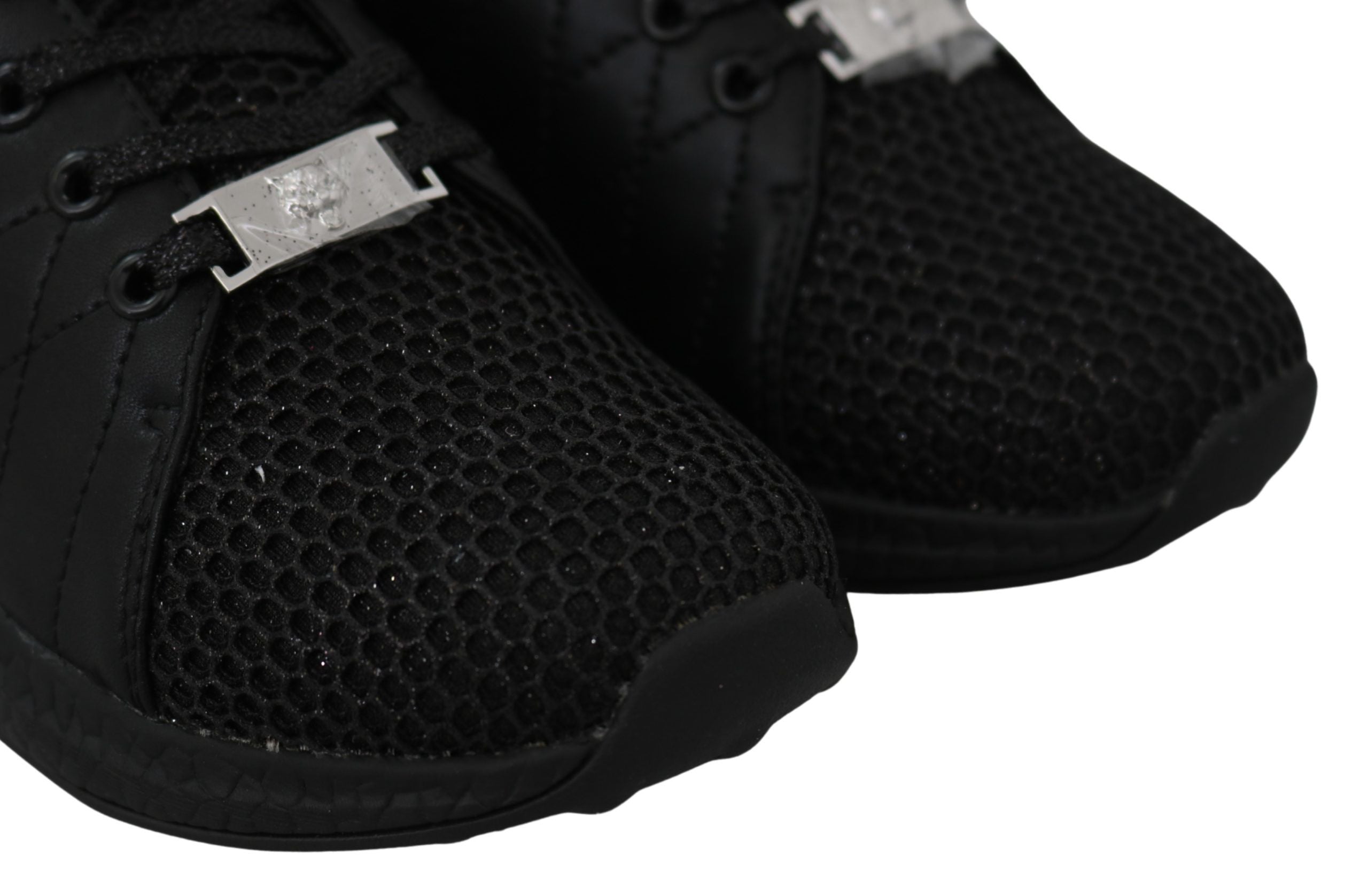 Plein Sport Exquisite Black Runner Gisella Sports Sneakers LUNESCAPE