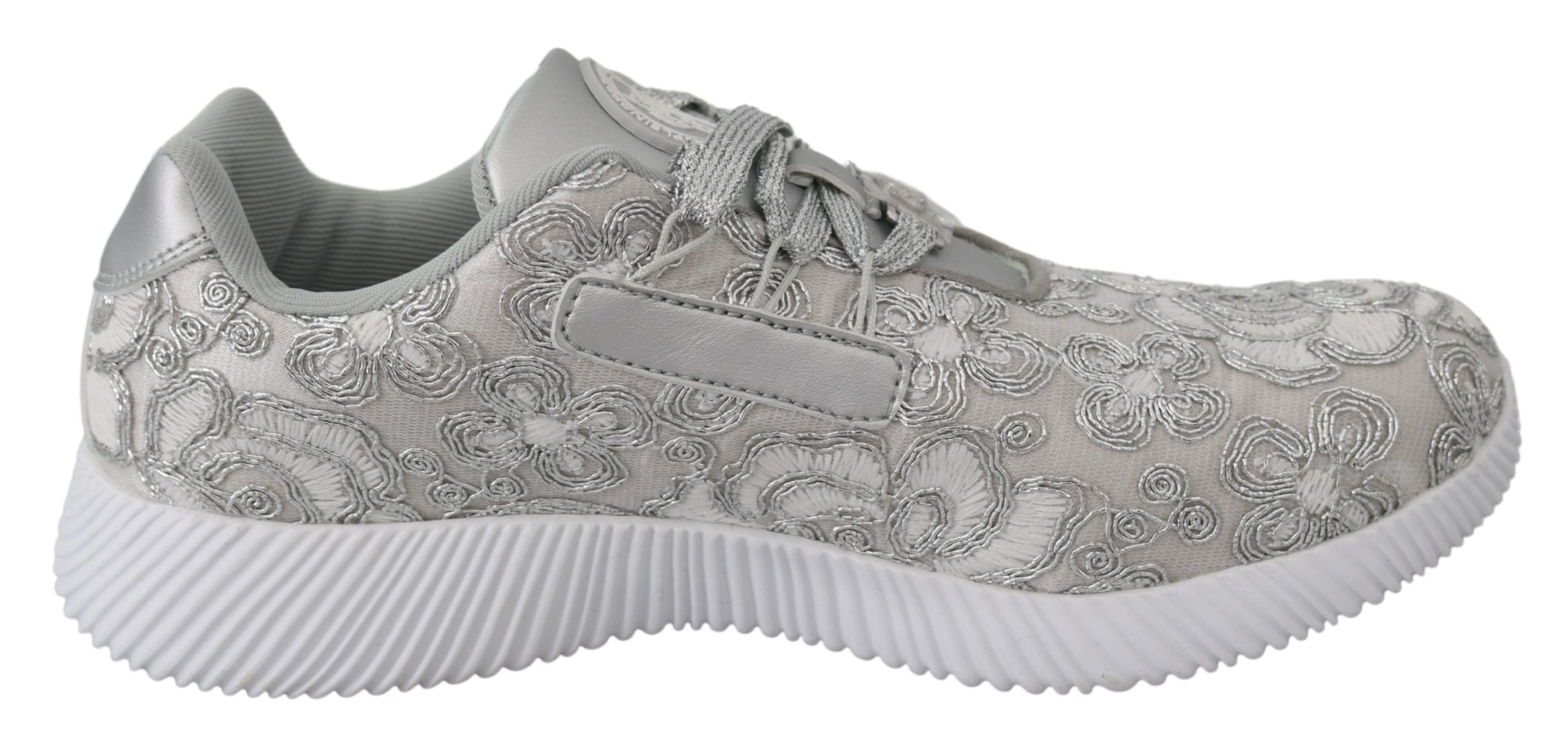 Plein Sport Silver Gleam Runner Joice Sneakers LUNESCAPE