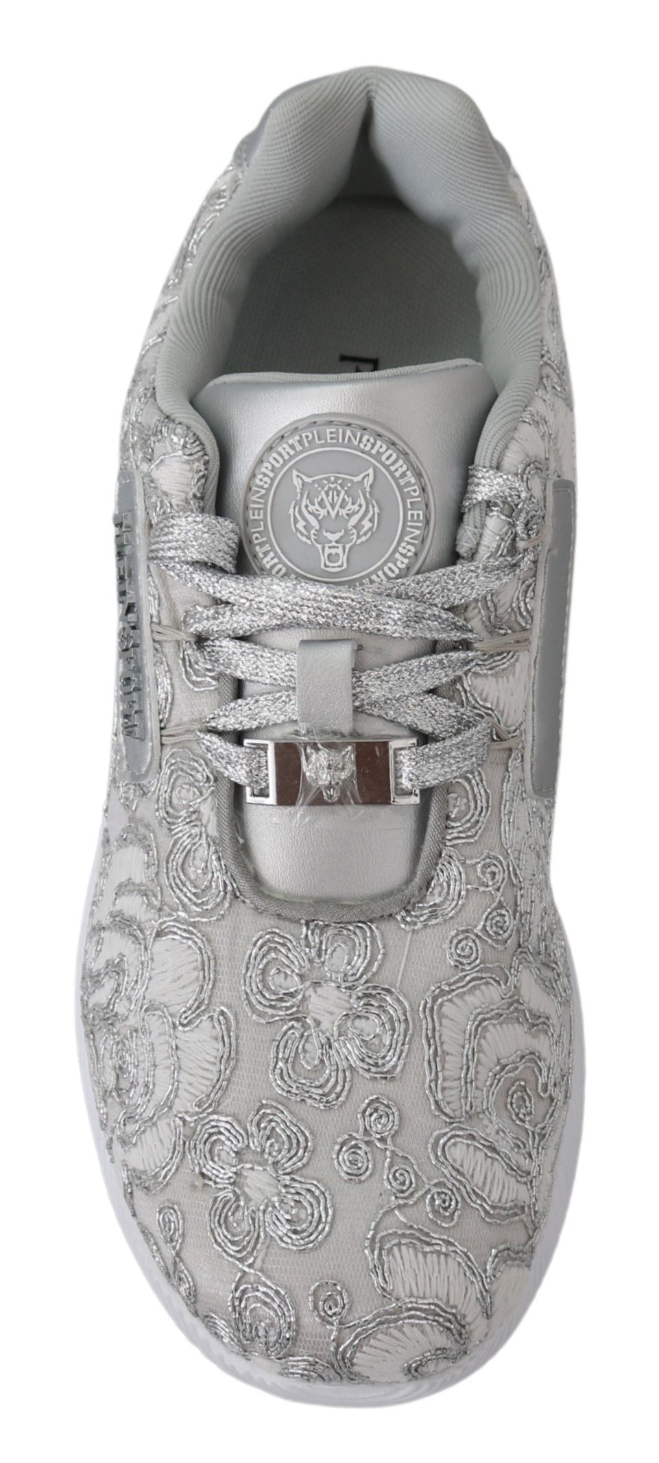 Plein Sport Silver Gleam Runner Joice Sneakers LUNESCAPE