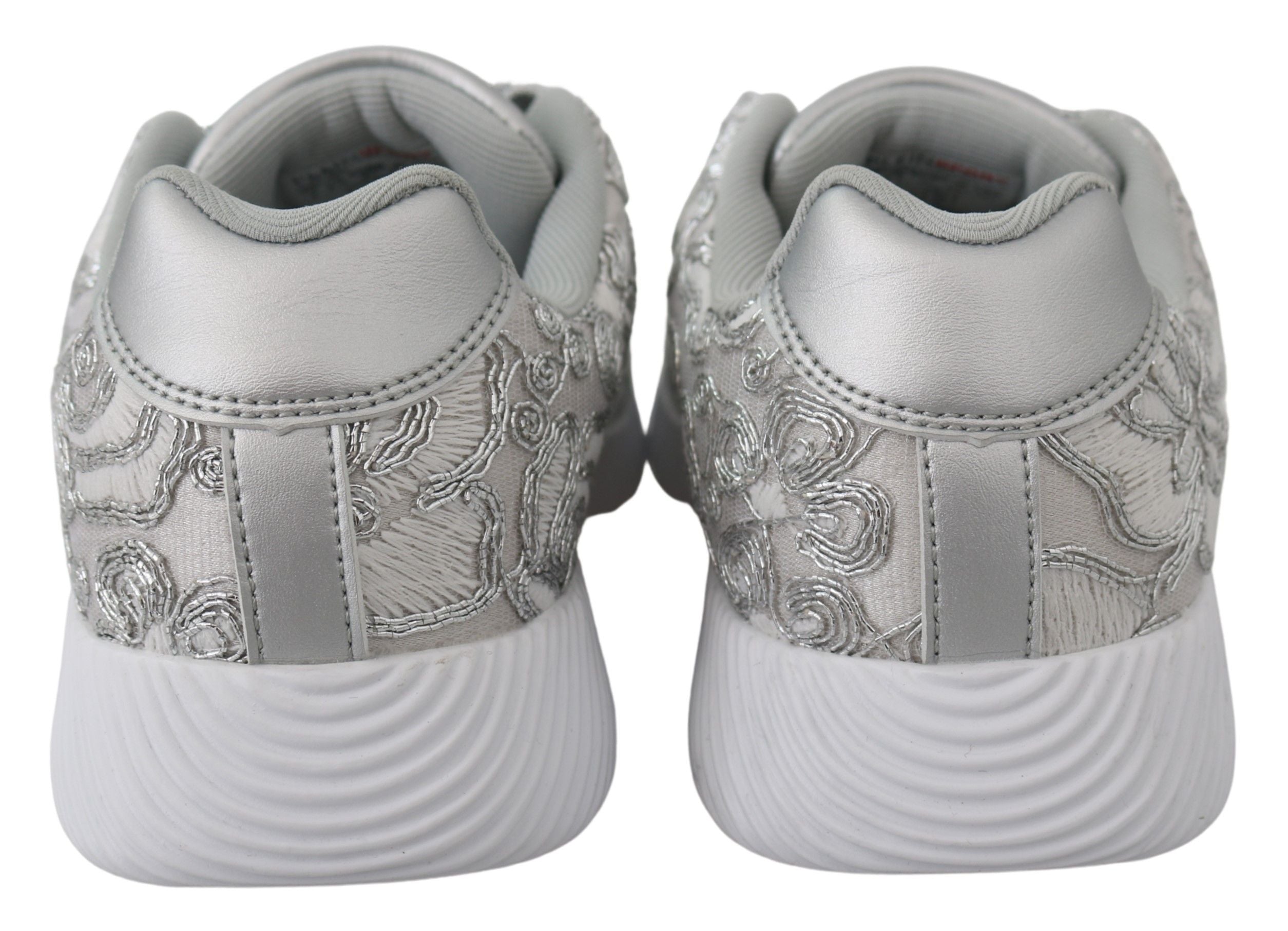 Plein Sport Silver Gleam Runner Joice Sneakers LUNESCAPE