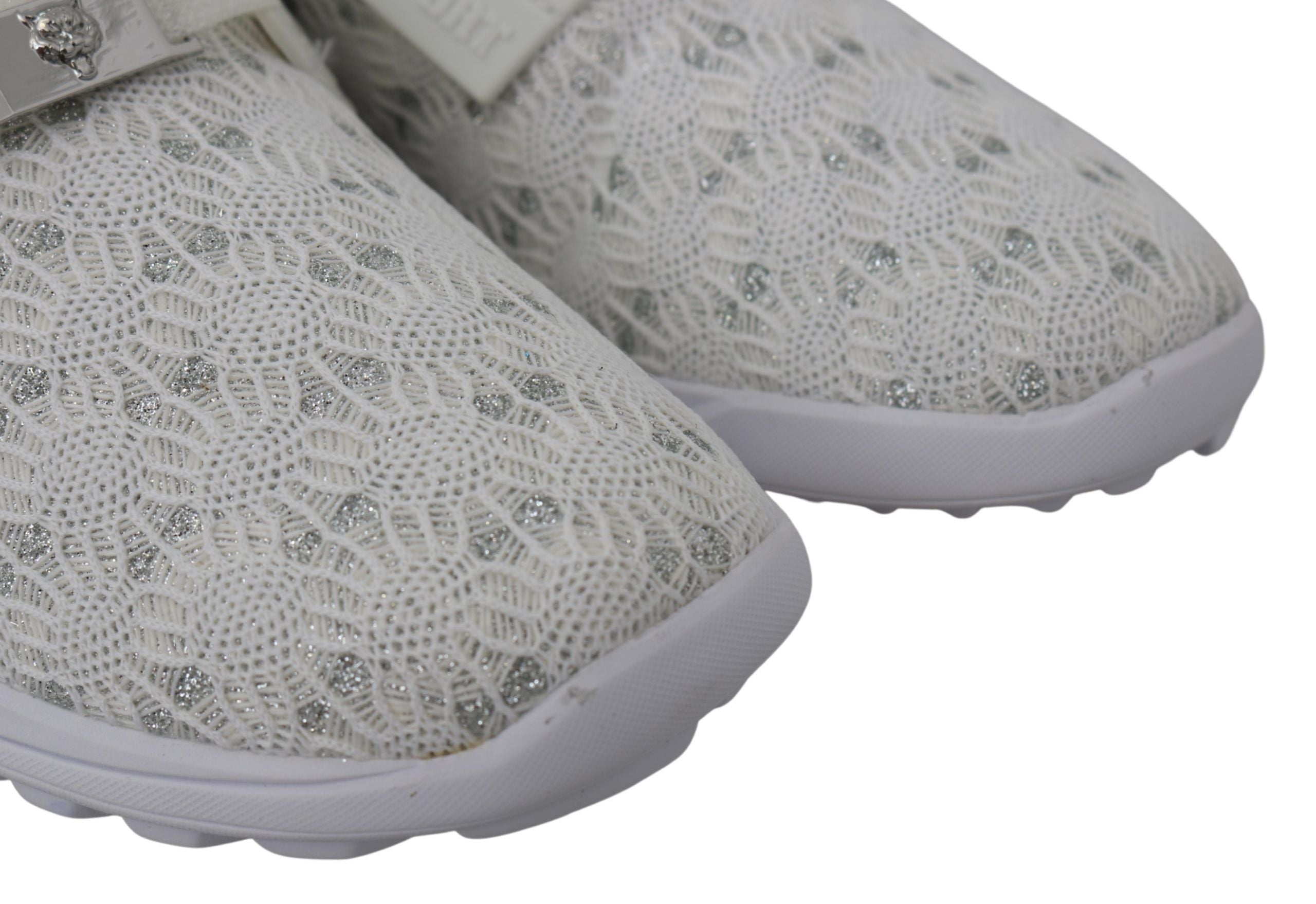 Plein Sport Sleek White Runner Beth Sport Sneakers LUNESCAPE