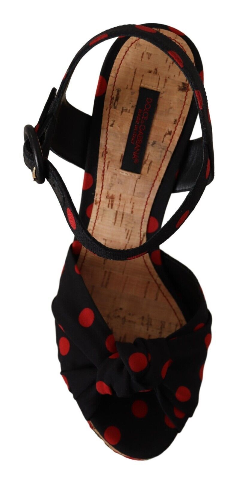 Dolce & Gabbana Multicolor Platform Wedges Sandals Charmeuse Shoes LUNESCAPE