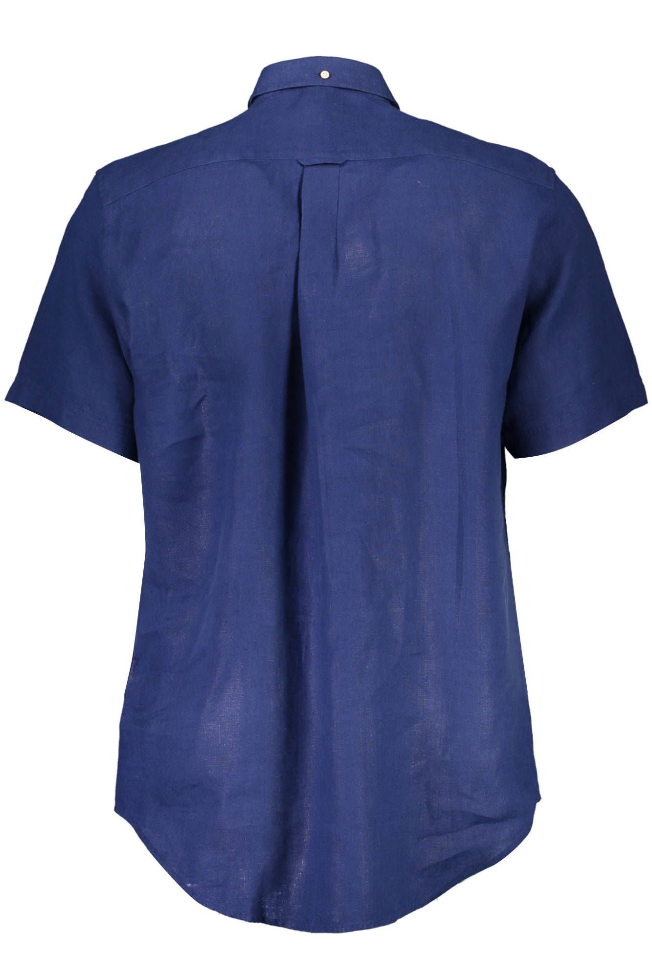 Gant Blue Linen Bowling Shirt