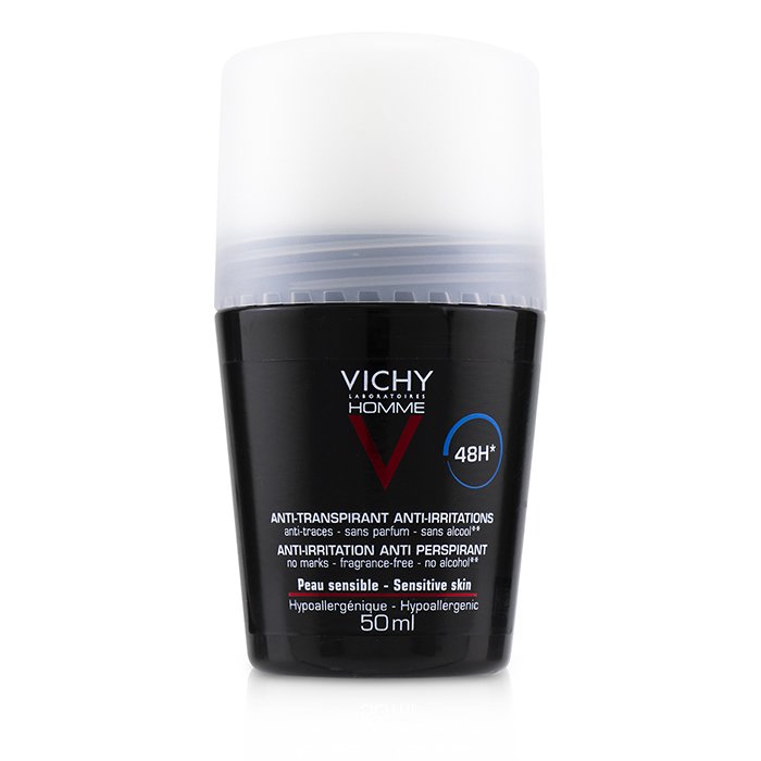 VICHY - Homme 48H Anti-Irritations & Anti Perspirant Roll-On - Sensitive Skin) LUNESCAPE