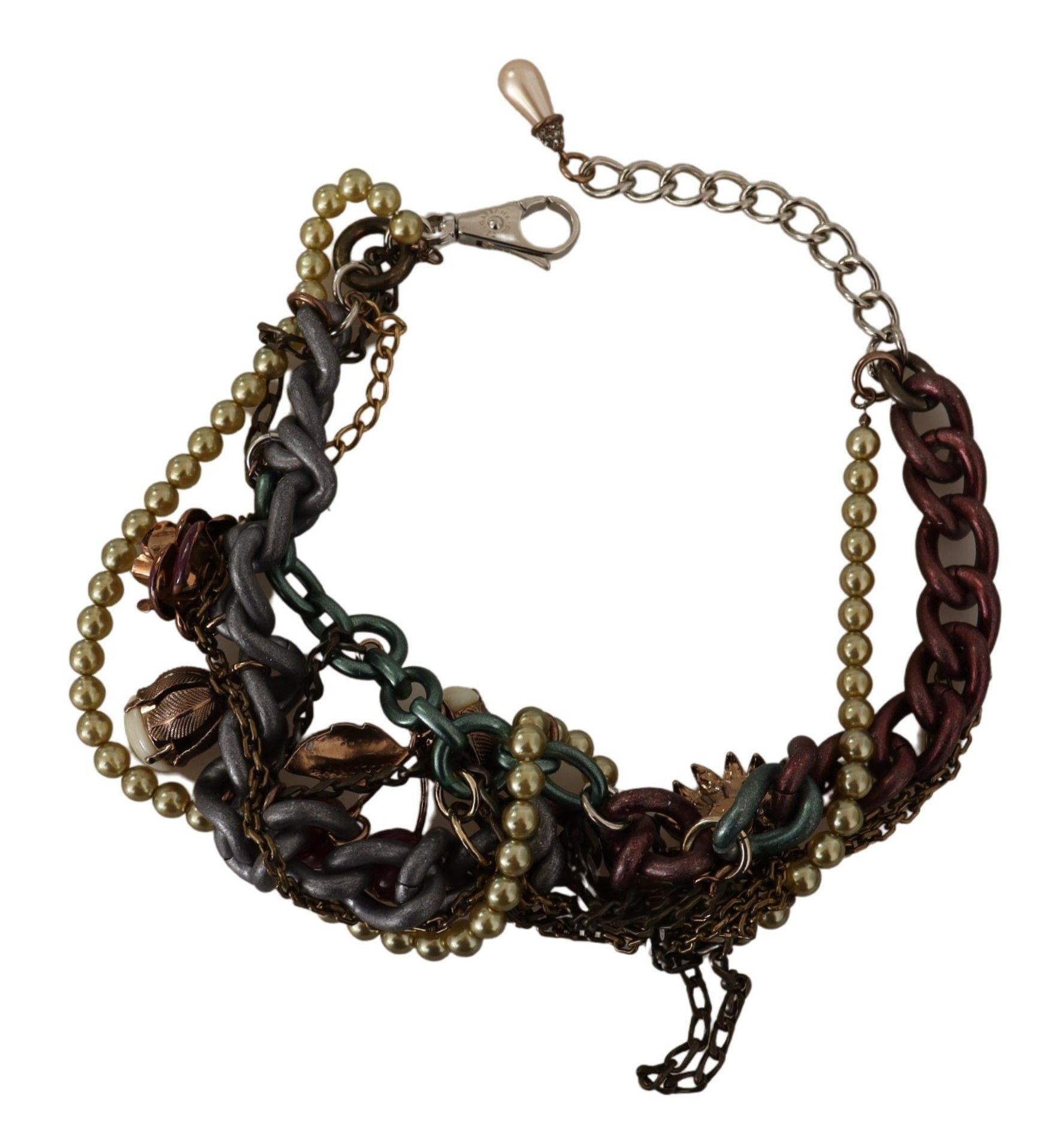 Dolce & Gabbana Sicilian Elegance Gold-Tone Statement Necklace LUNESCAPE