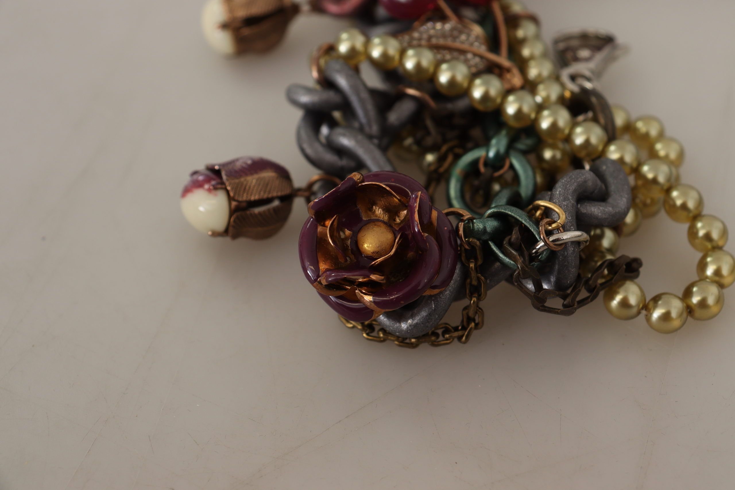 Dolce & Gabbana Sicilian Elegance Gold-Tone Statement Necklace LUNESCAPE