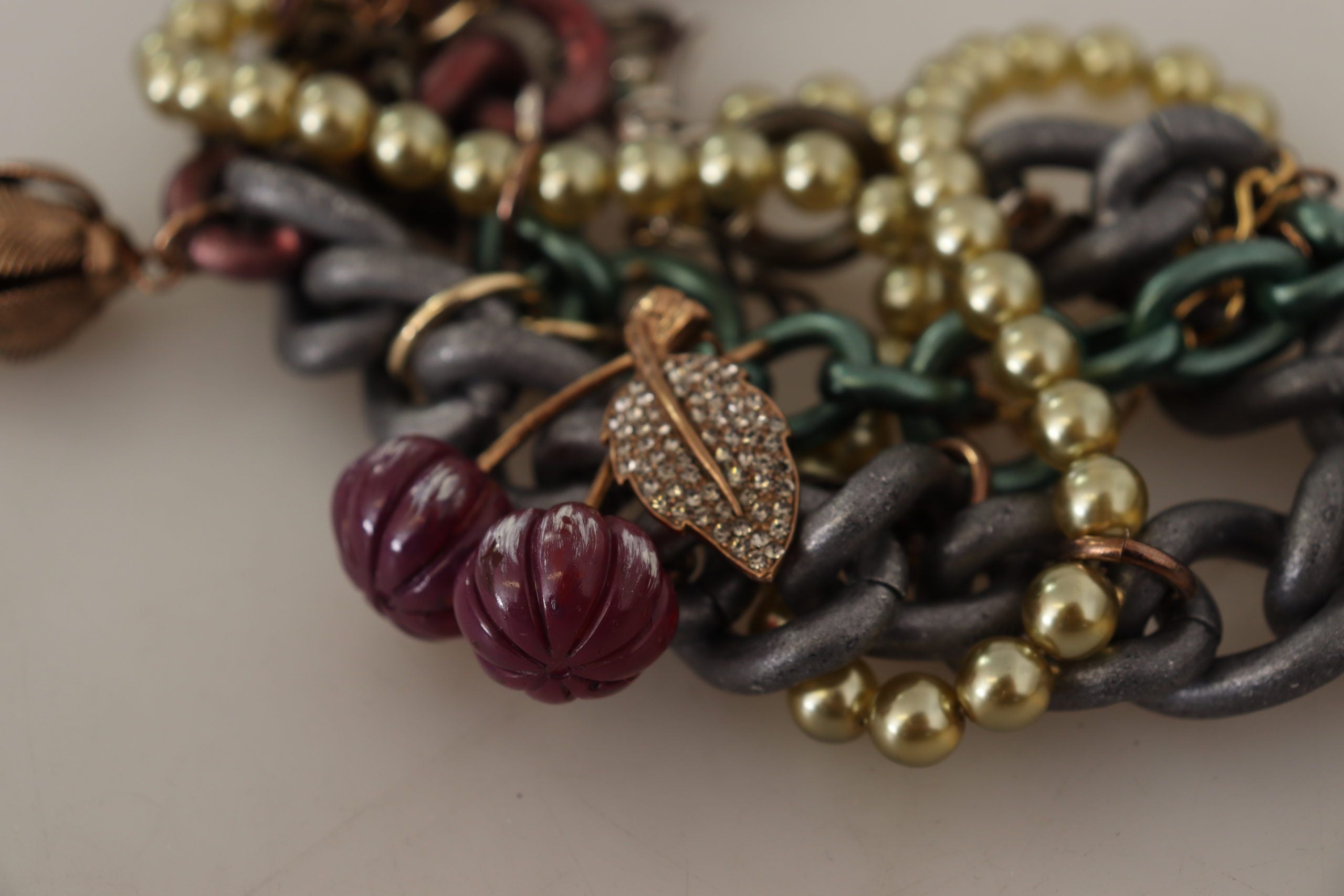 Dolce & Gabbana Sicilian Elegance Gold-Tone Statement Necklace LUNESCAPE