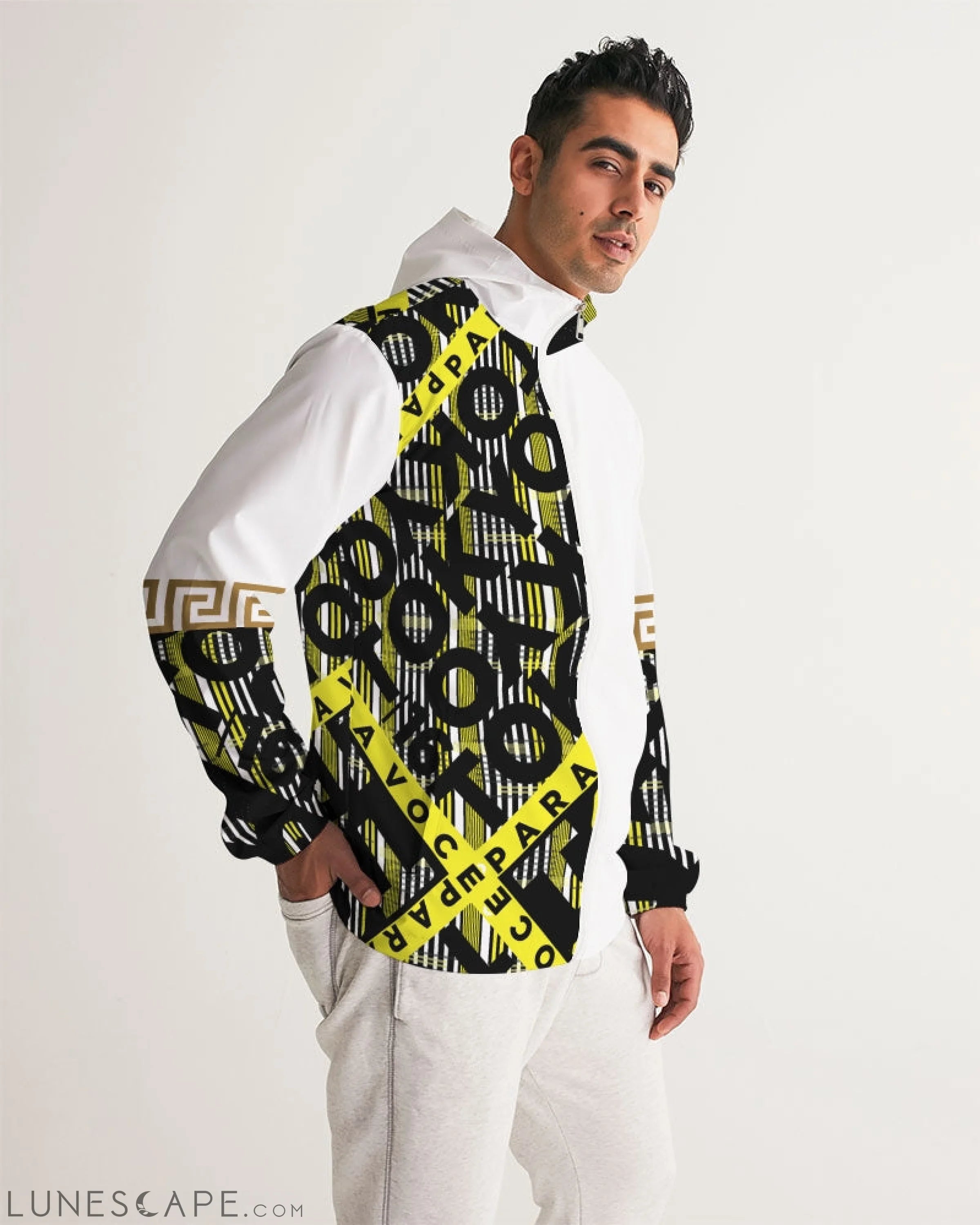 2882Sport™ Greeky Prepster Men's Windbreaker LUNESCAPE