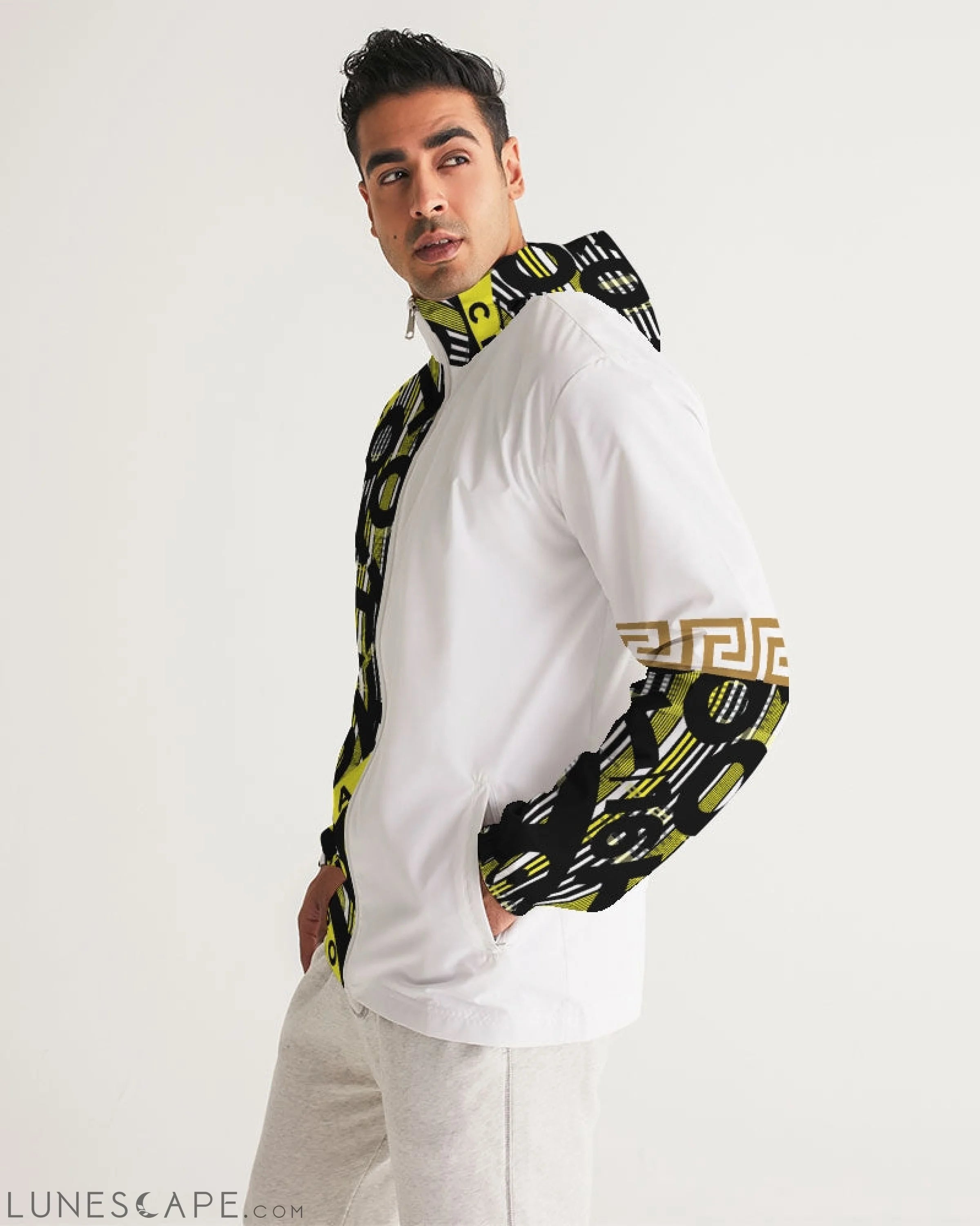 2882Sport™ Greeky Prepster Men's Windbreaker LUNESCAPE