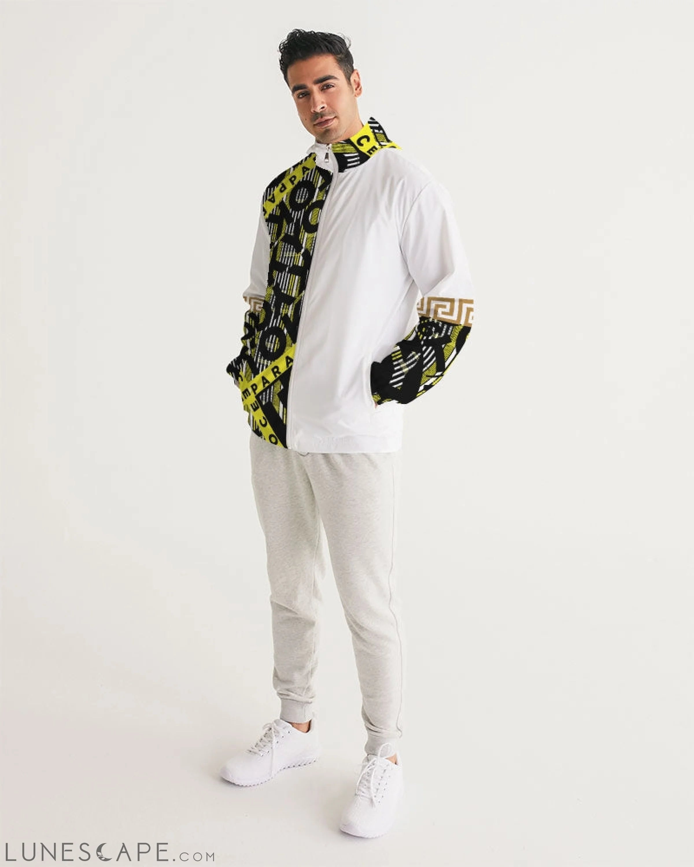 2882Sport™ Greeky Prepster Men's Windbreaker LUNESCAPE