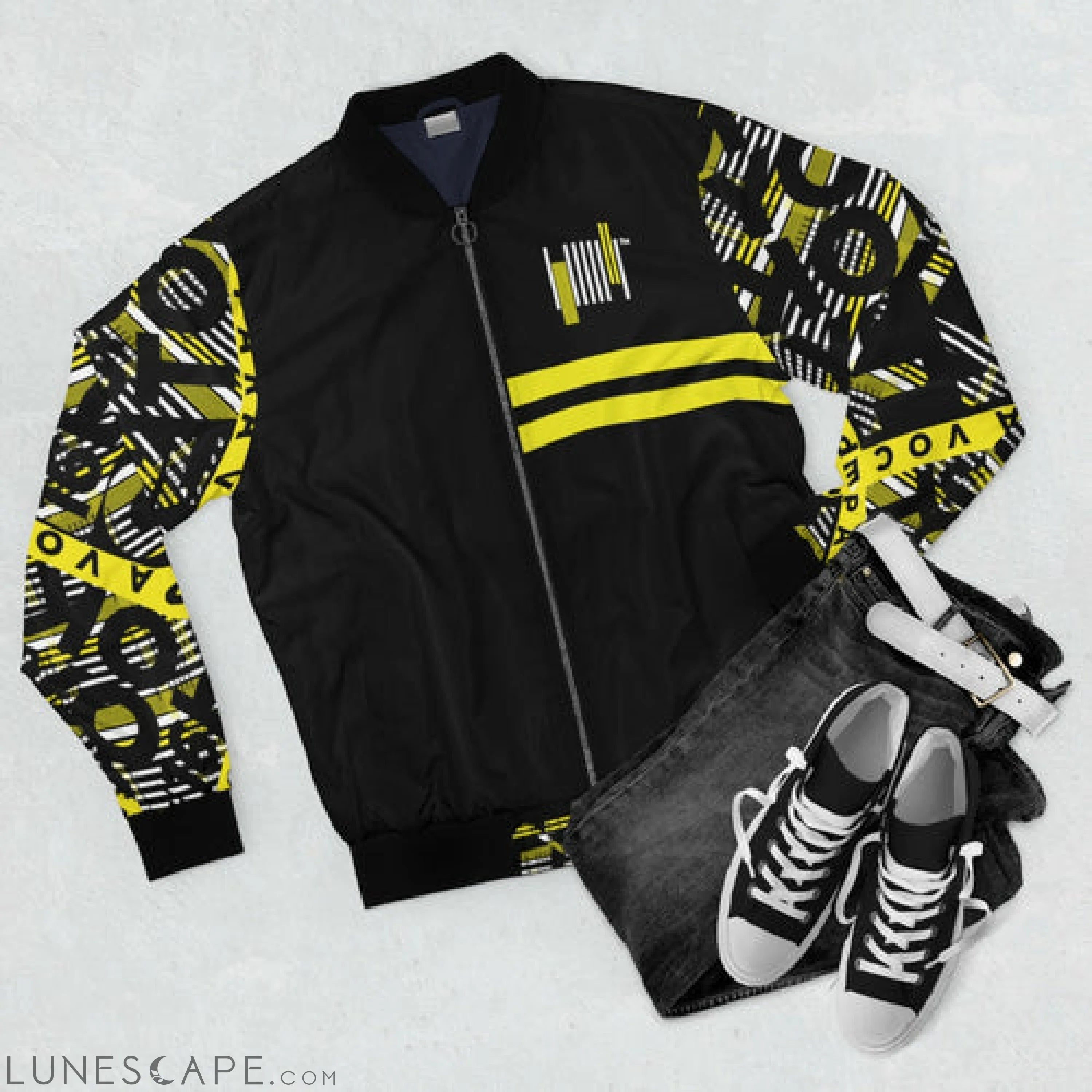 2882Sport™ Tokyo_16 Plaid Bomber Jacket LUNESCAPE