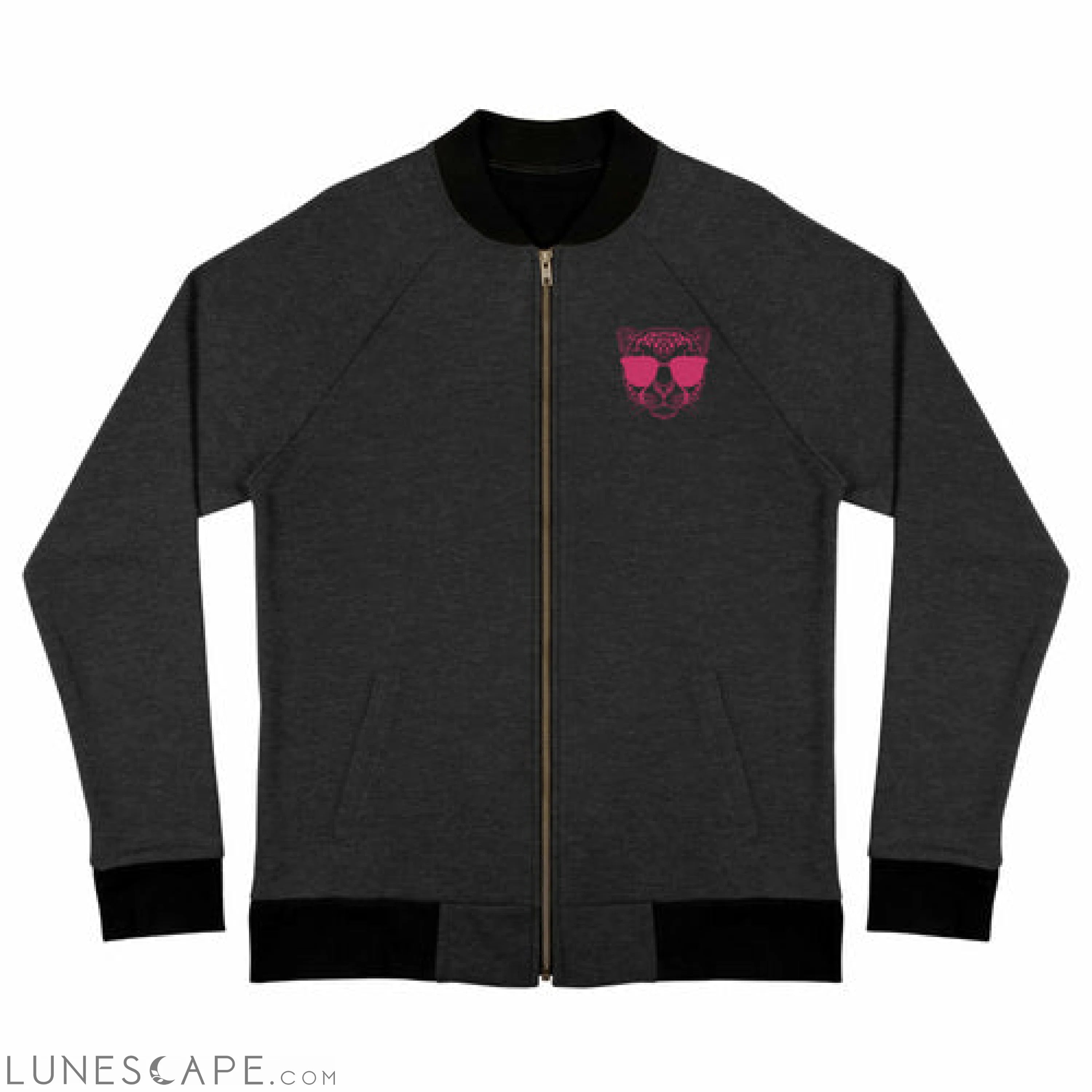 2882Sport™ Tropics of Oz - Embroidered Shady Tiger Bomber Jacket LUNESCAPE