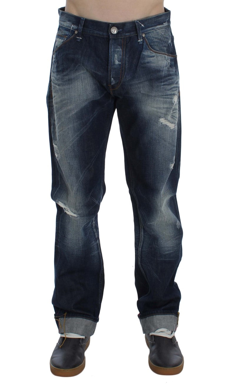 Acht Authentic Regular Fit Blue Wash Jeans LUNESCAPE