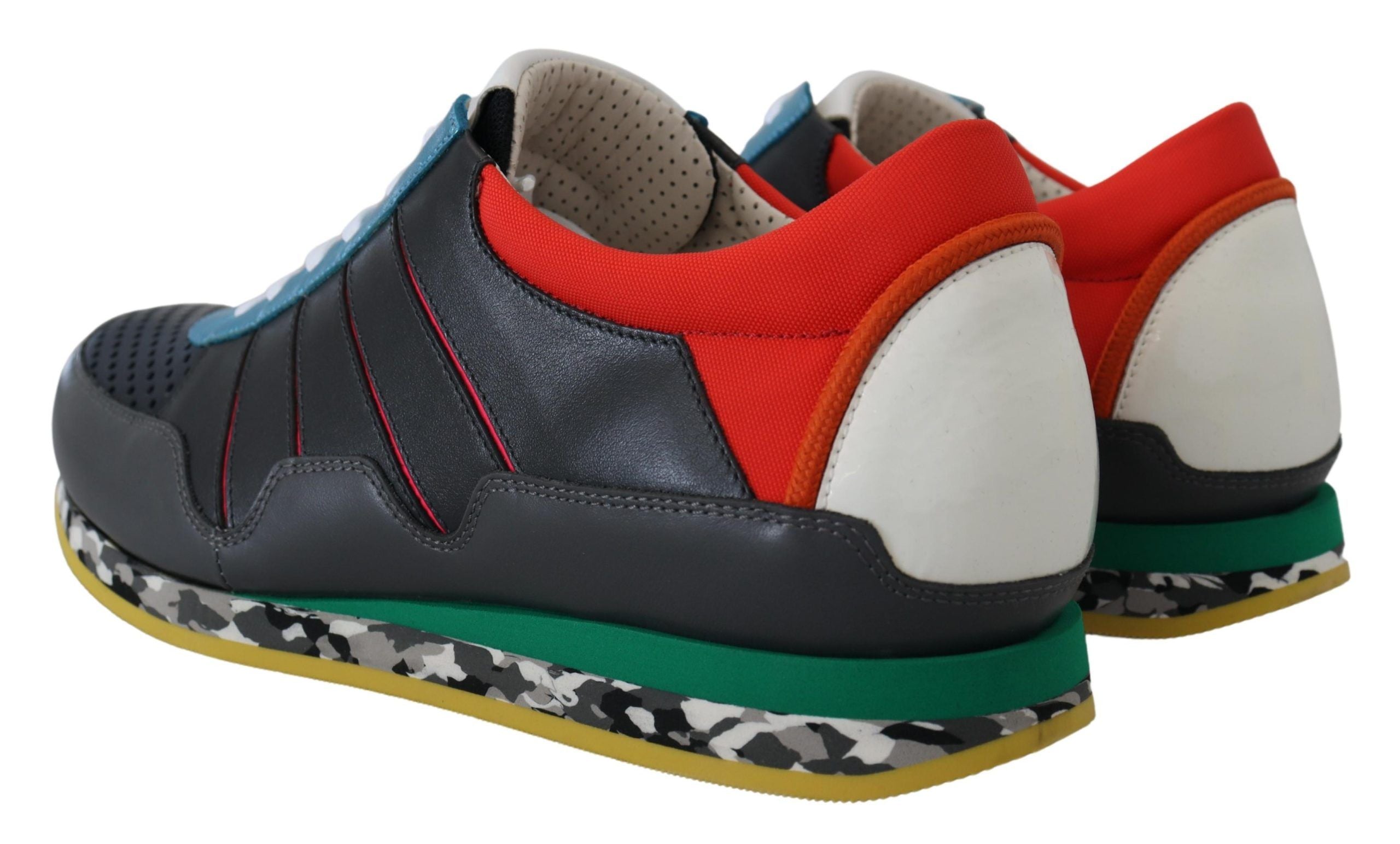 Dolce & Gabbana Multicolor Sport Low Top Shoes Sneakers LUNESCAPE