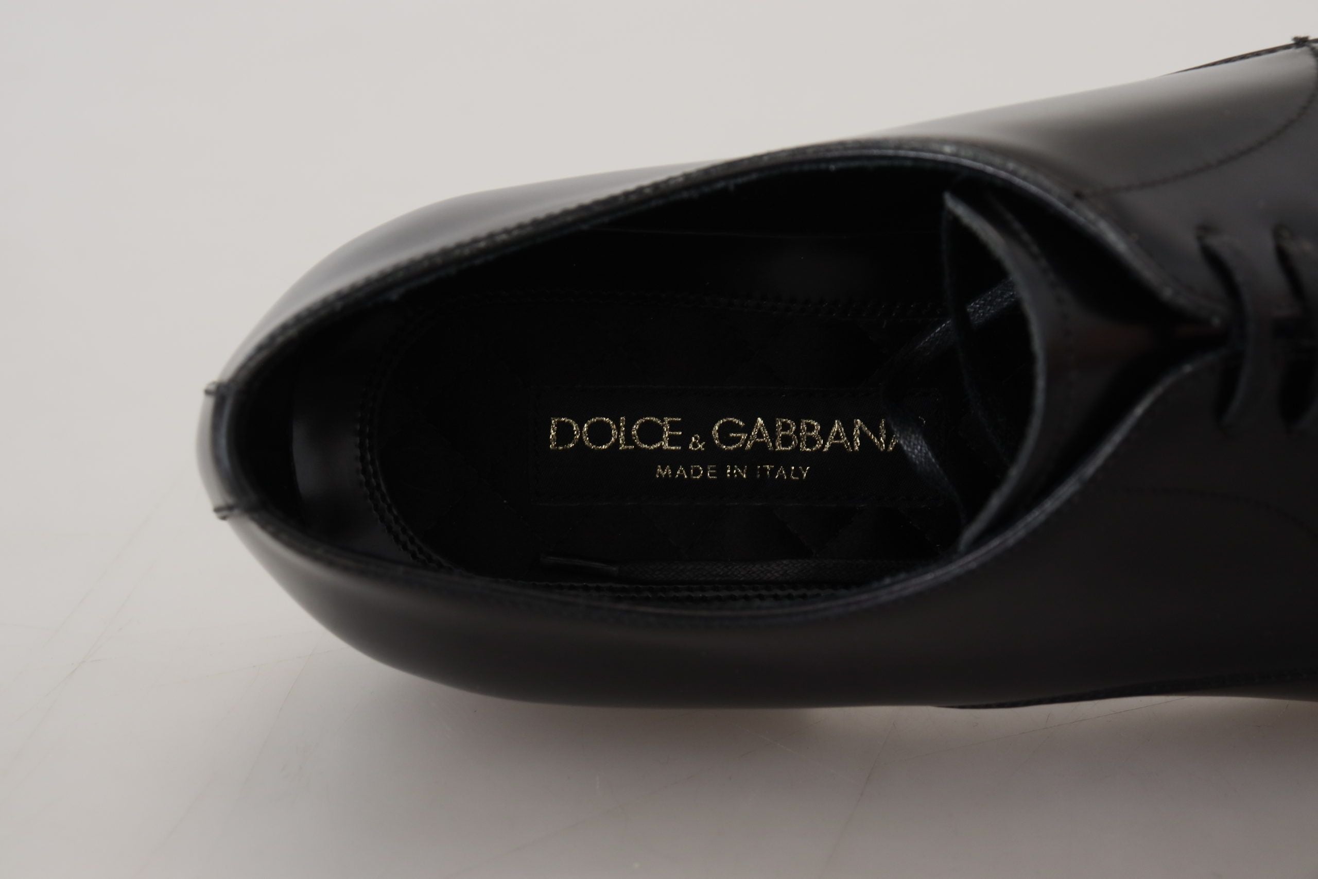 Dolce & Gabbana Black Leather Formal Dress Shoes LUNESCAPE