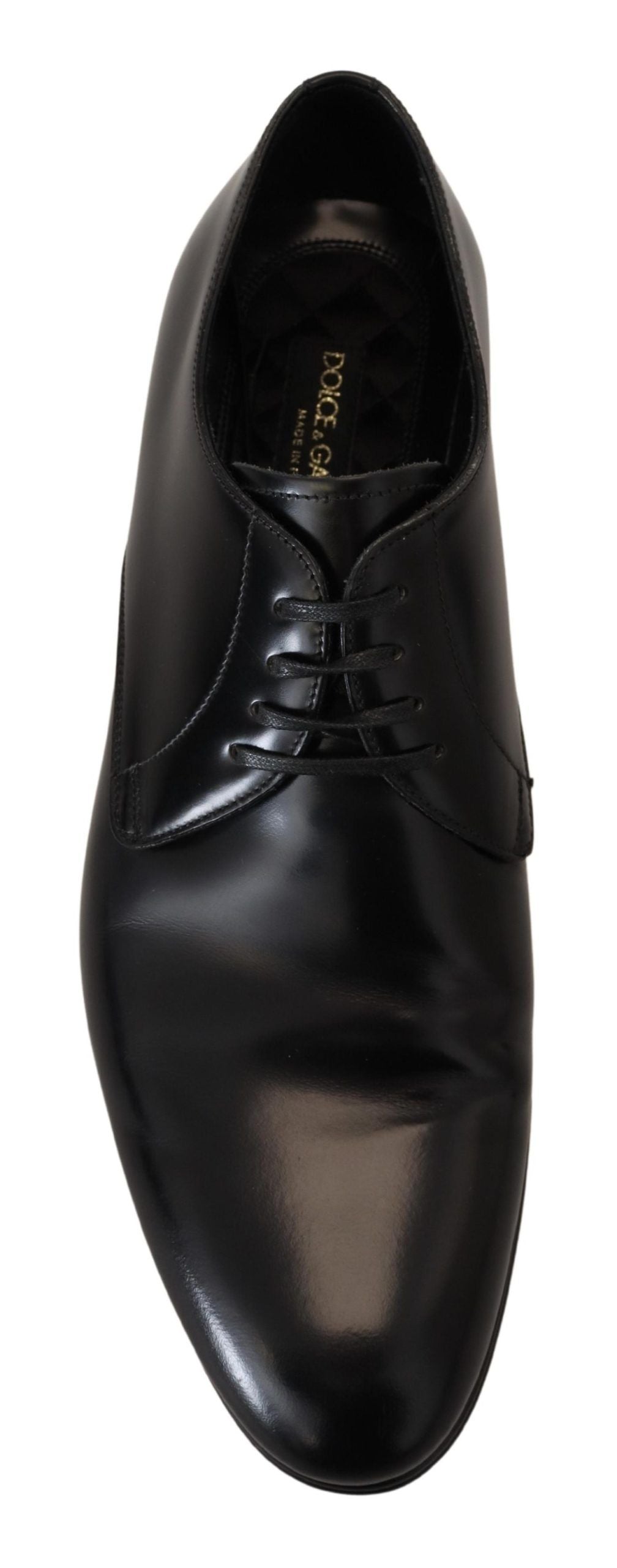 Dolce & Gabbana Black Leather Formal Dress Shoes LUNESCAPE