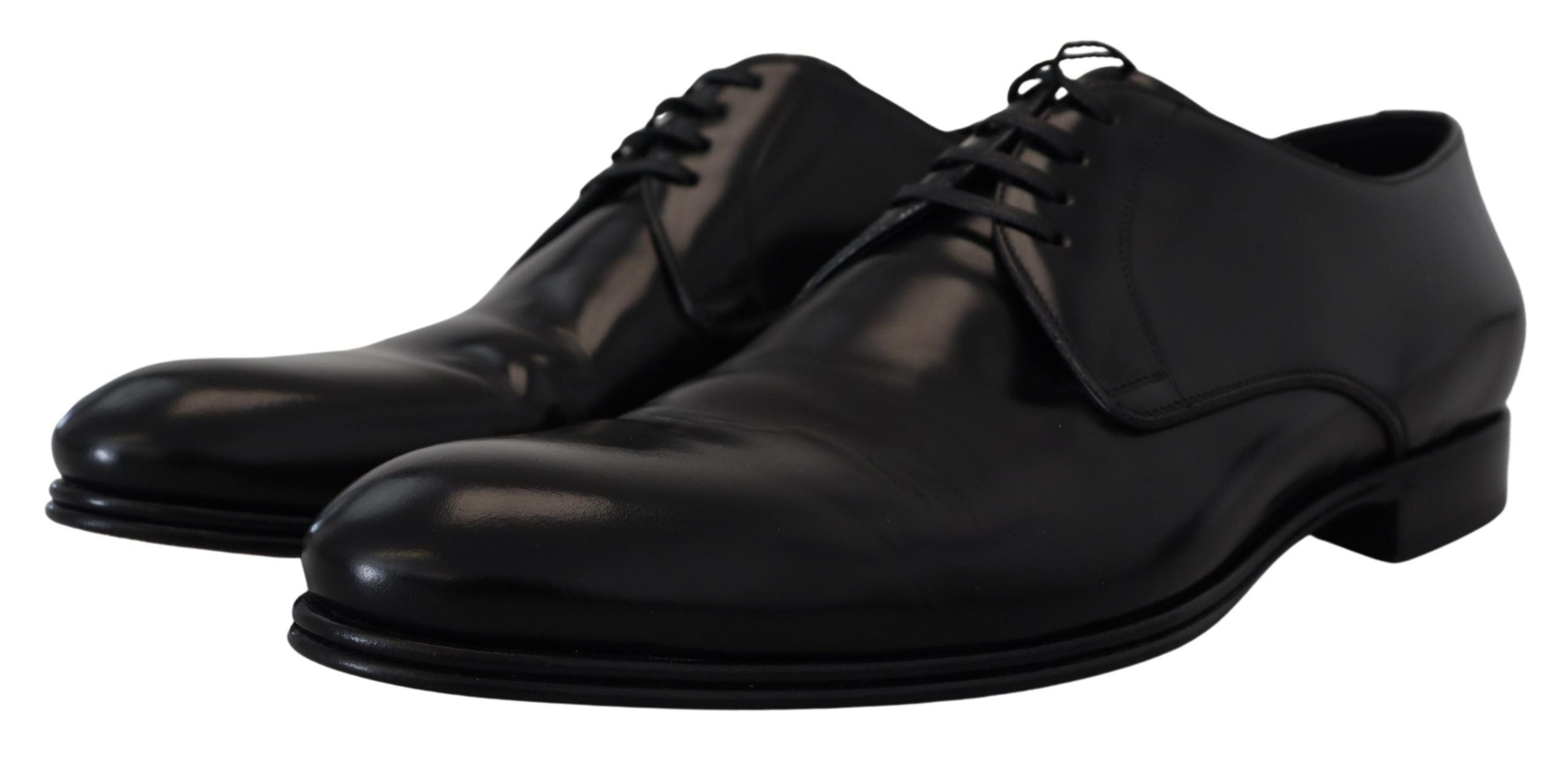 Dolce & Gabbana Black Leather Formal Dress Shoes LUNESCAPE