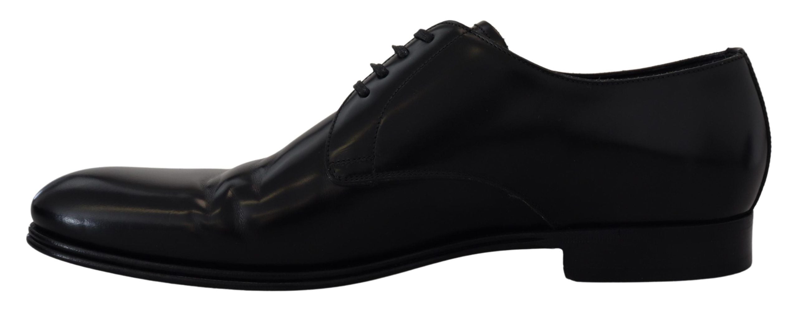 Dolce & Gabbana Black Leather Formal Dress Shoes LUNESCAPE