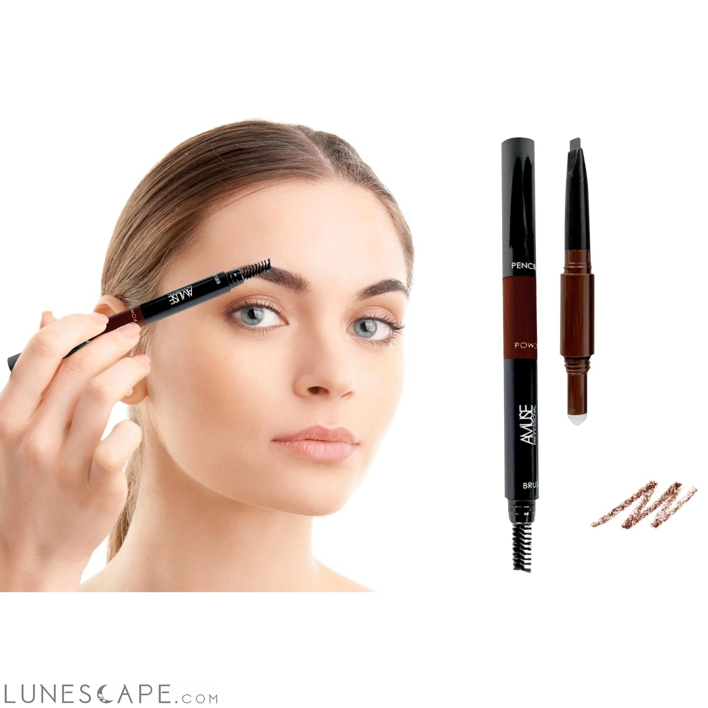 3-in-1 Eyebrow Definer Pencil (2-Pack) LUNESCAPE