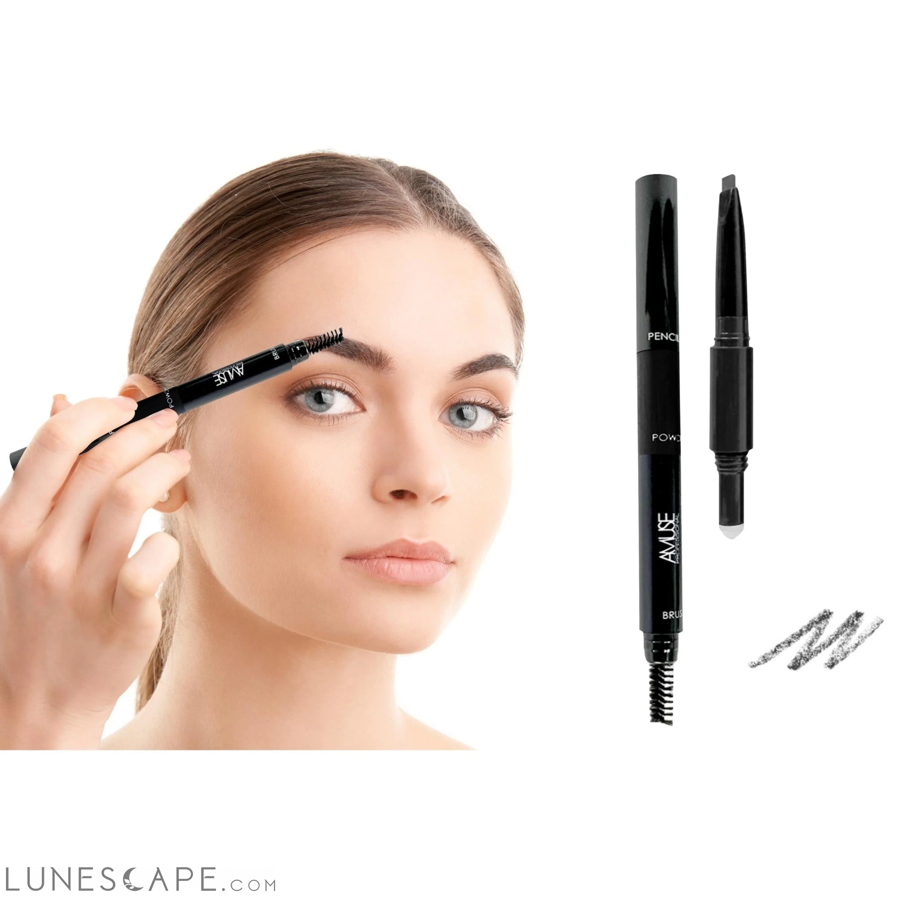 3-in-1 Eyebrow Definer Pencil (2-Pack) LUNESCAPE