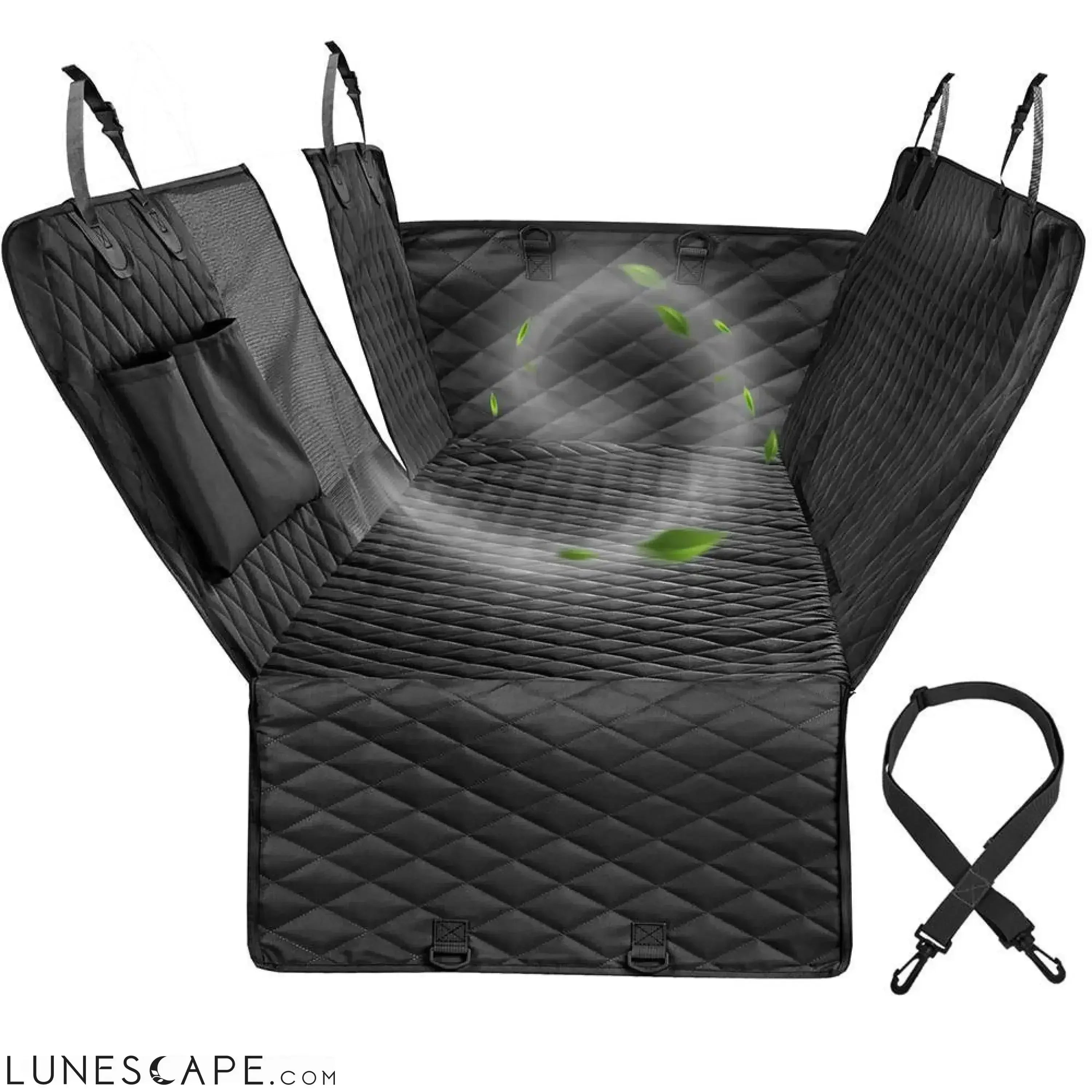 3-in-1 Waterproof Pet Carseat Cover, Hammock & Carry Case LUNESCAPE