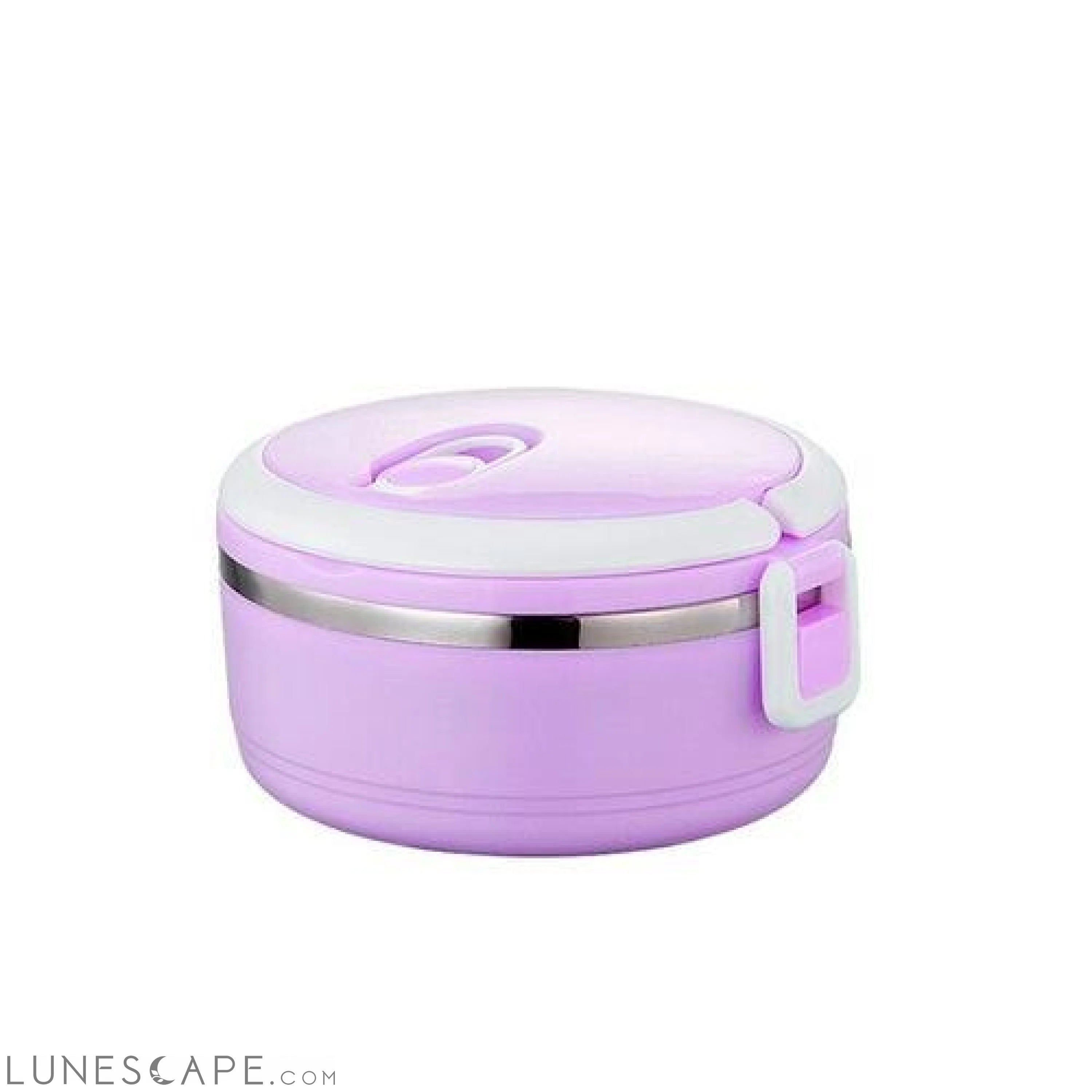 3-Tier Stackable Thermal Lunchbox - Purple LUNESCAPE
