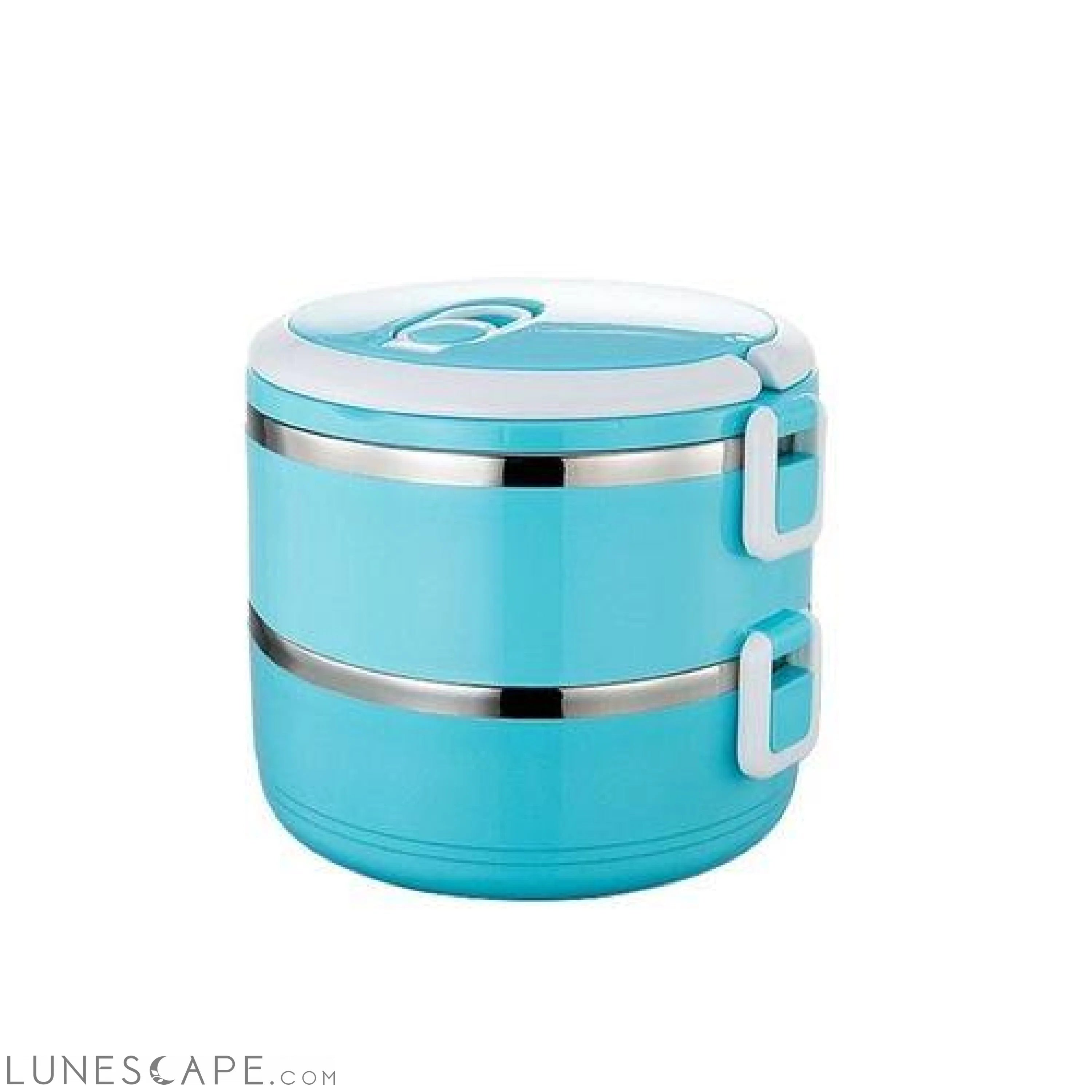 3-Tier Stackable Thermal Lunchbox - Purple LUNESCAPE