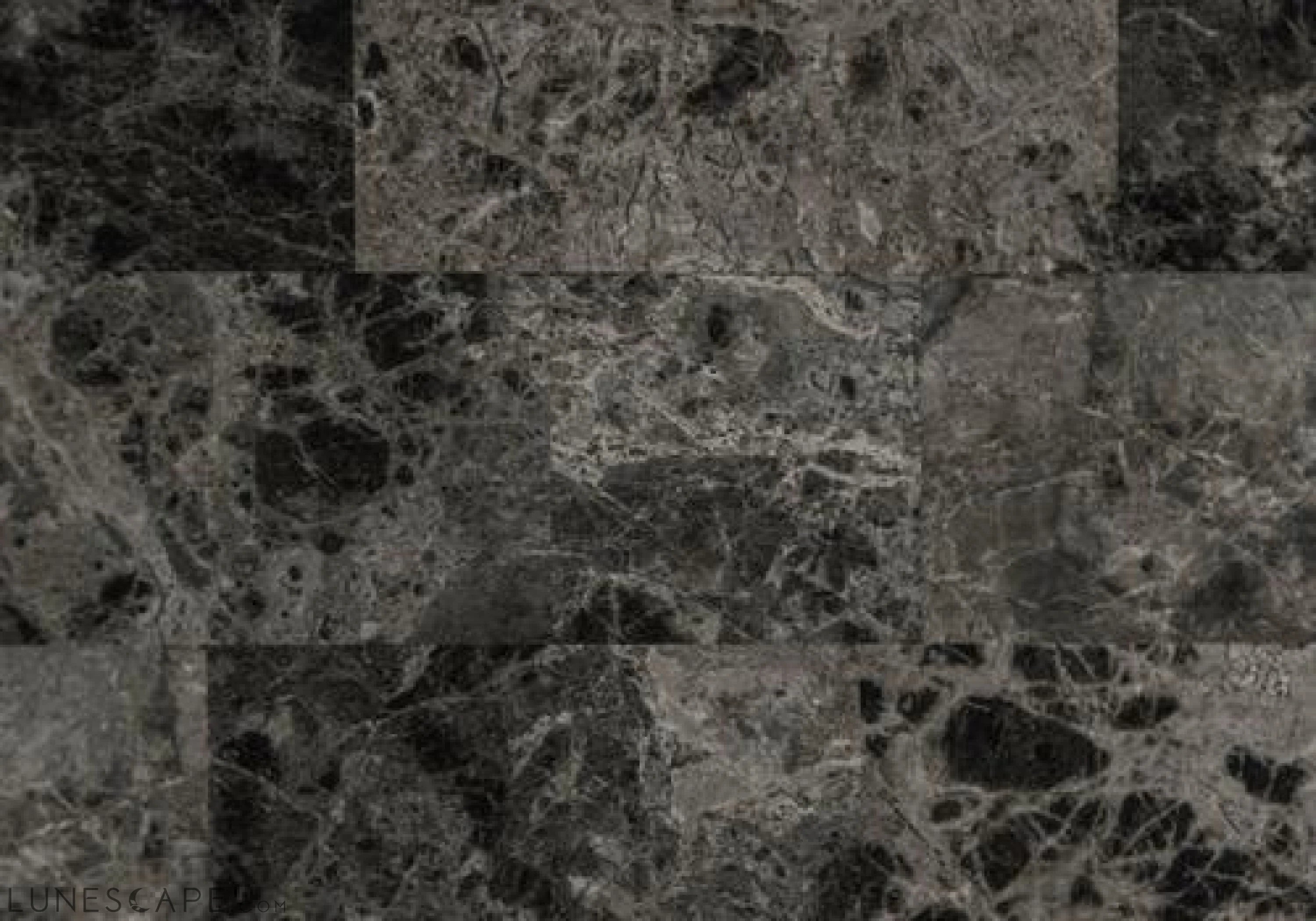 31" x 46" x 69" Grey Marble Metal 2pcs Vanity Set LUNESCAPE