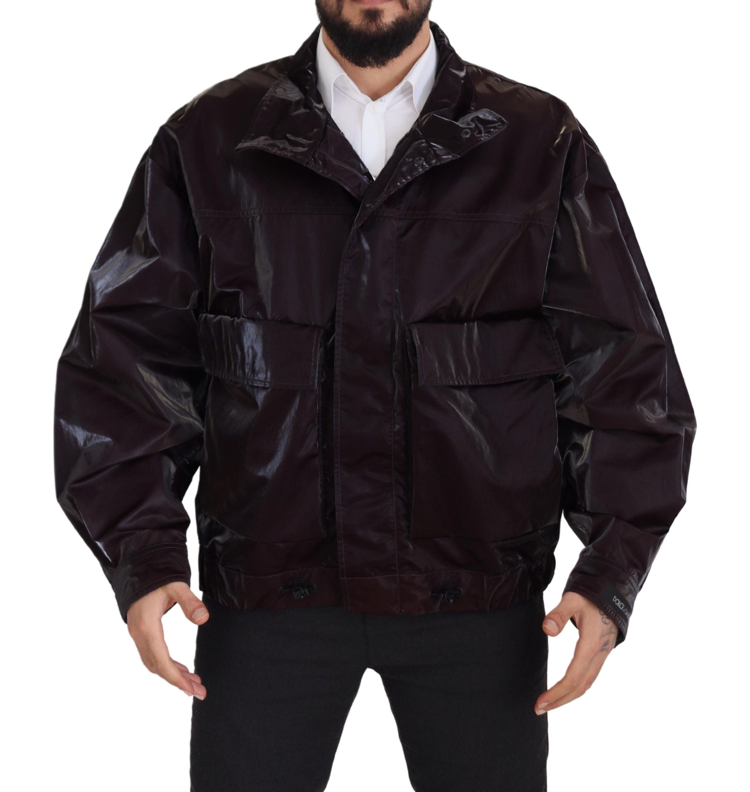 Dolce & Gabbana Bordeaux Cargo Jacket