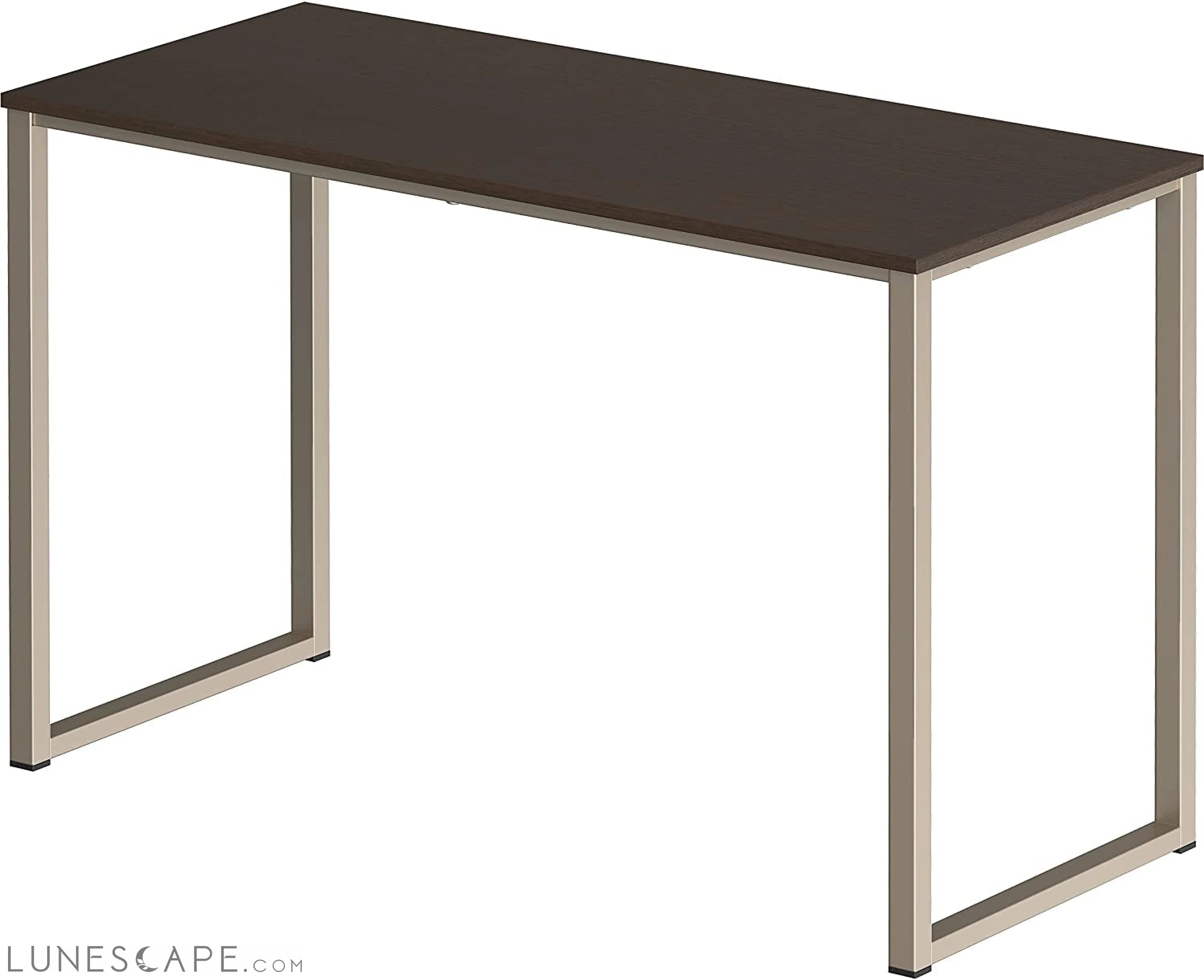 32-Inch Espresso Computer Desk for Home Office LUNESCAPE