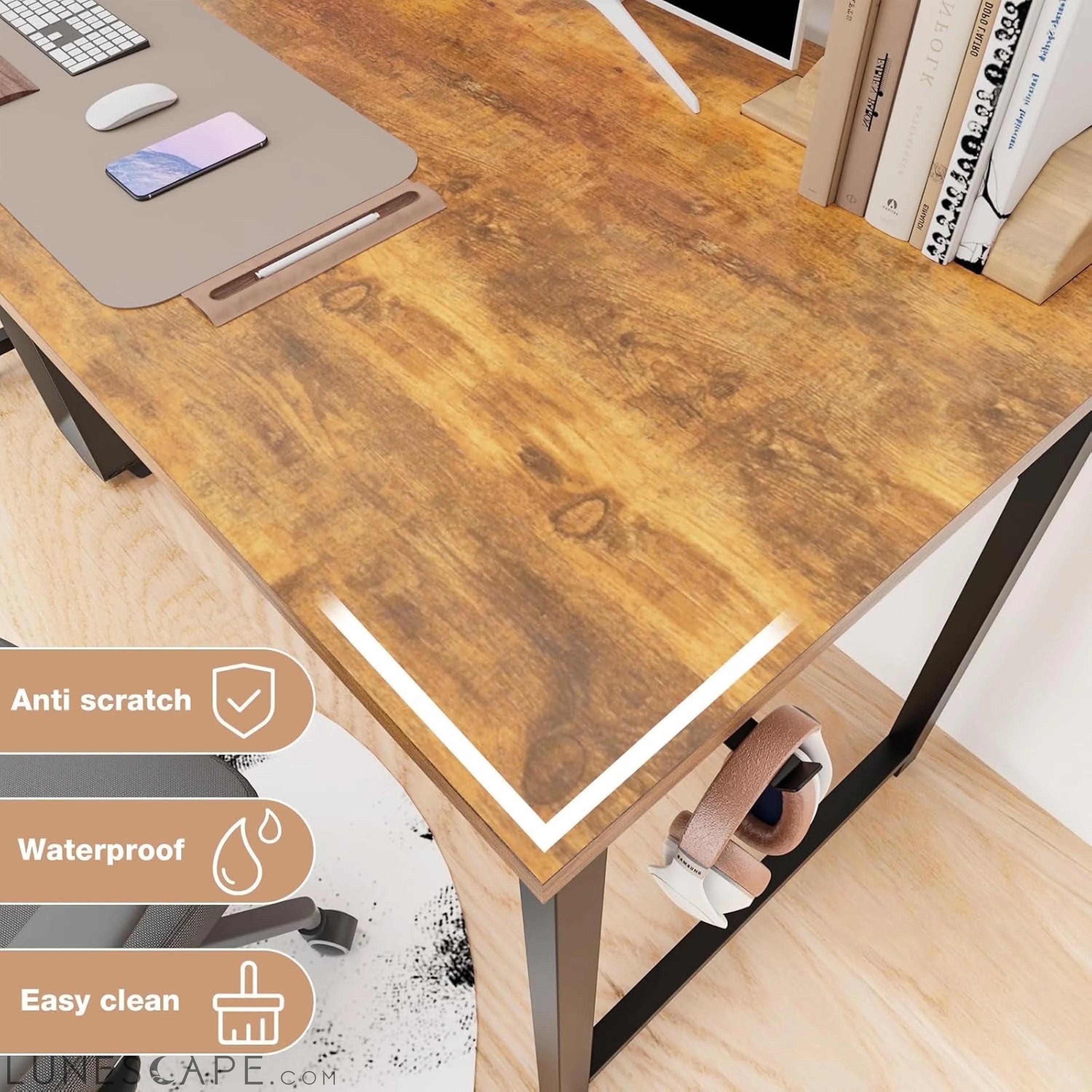 32 Inch Small Computer Office Desk Modern Simple Style Writing Study LUNESCAPE
