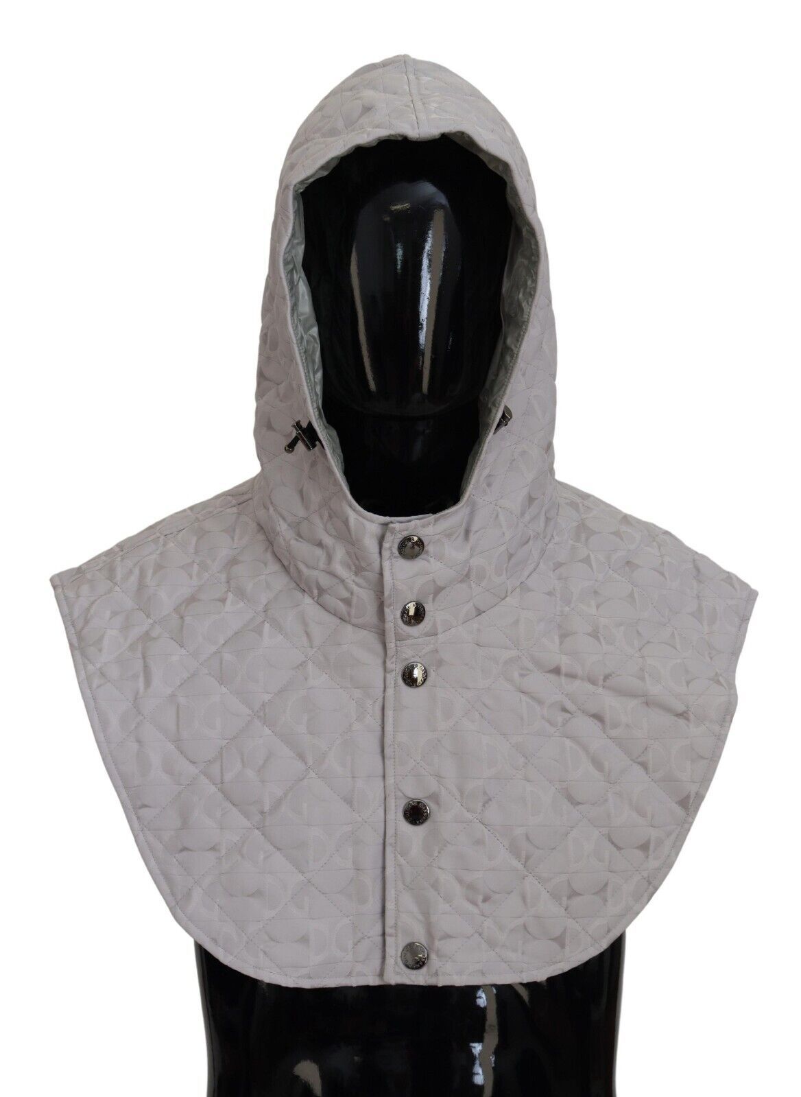 Dolce & Gabbana White Quilted Whole Head Wrap