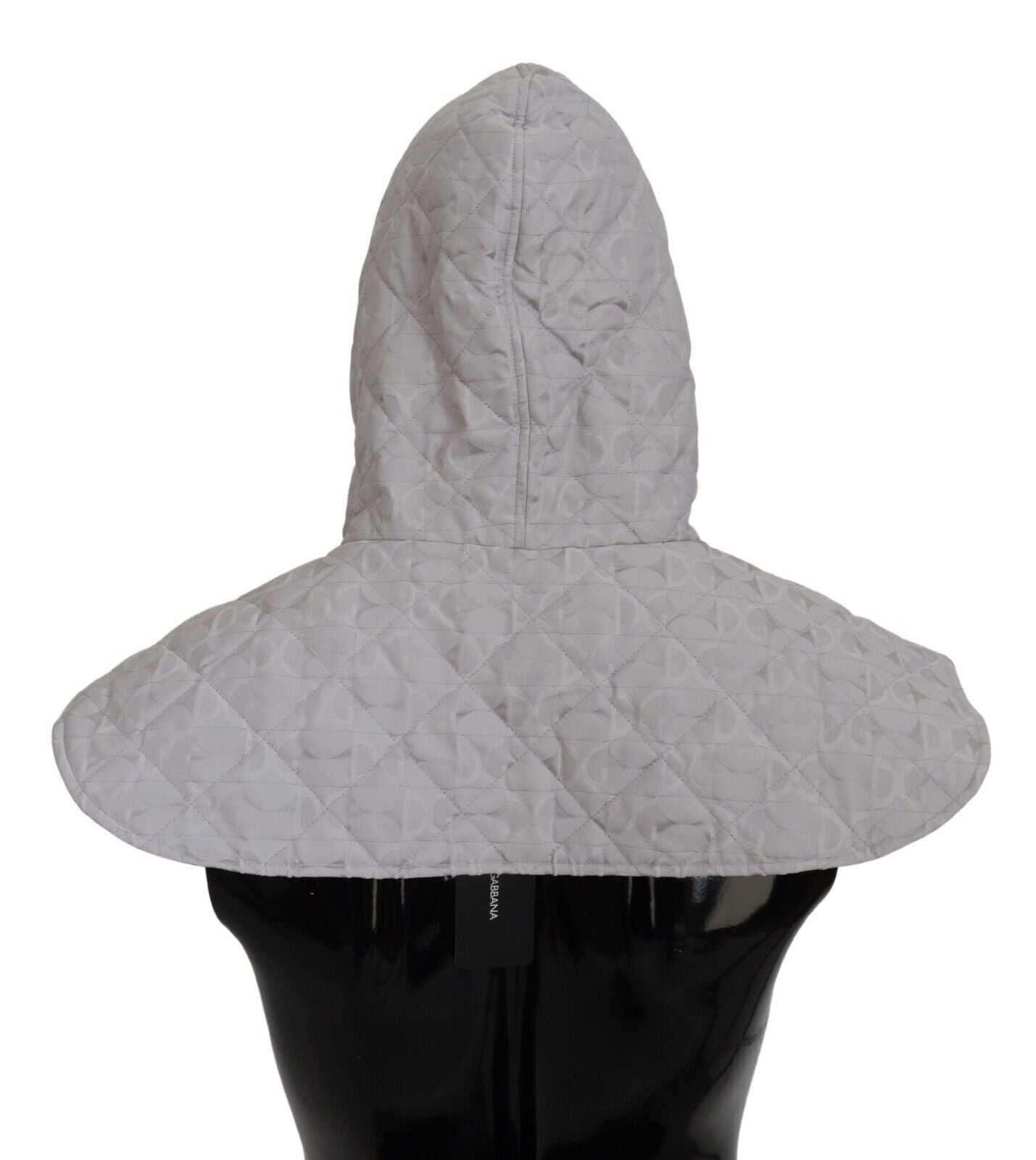 Dolce & Gabbana White Quilted Whole Head Wrap