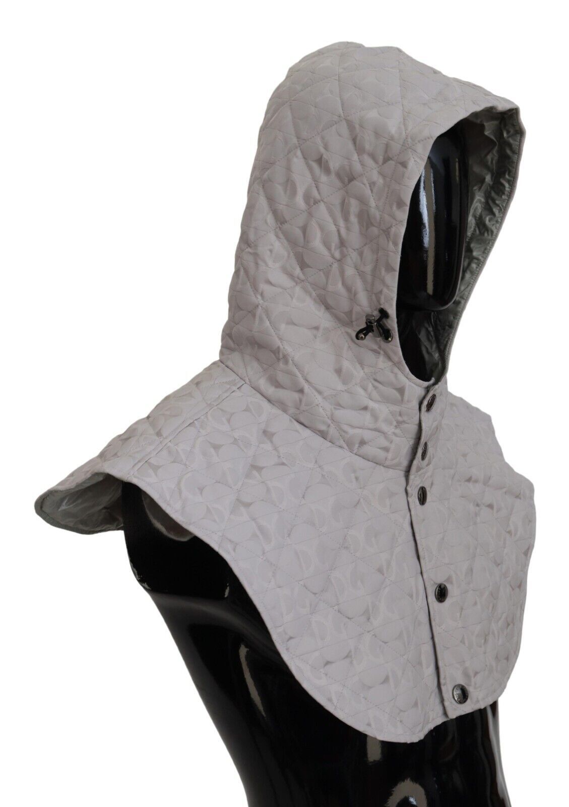 Dolce & Gabbana White Quilted Whole Head Wrap