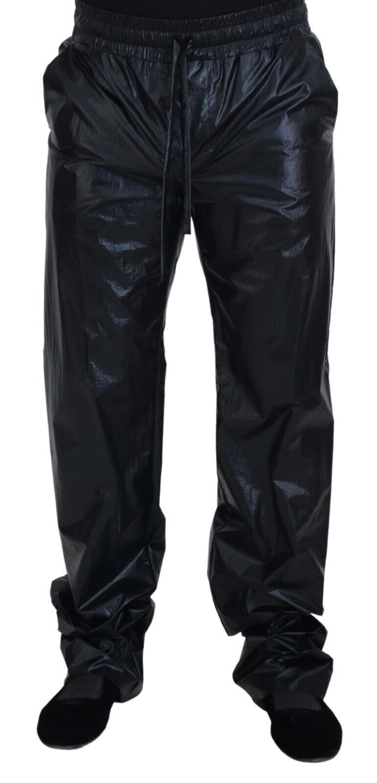 Dolce & Gabbana Black Windbreaker Track Pant