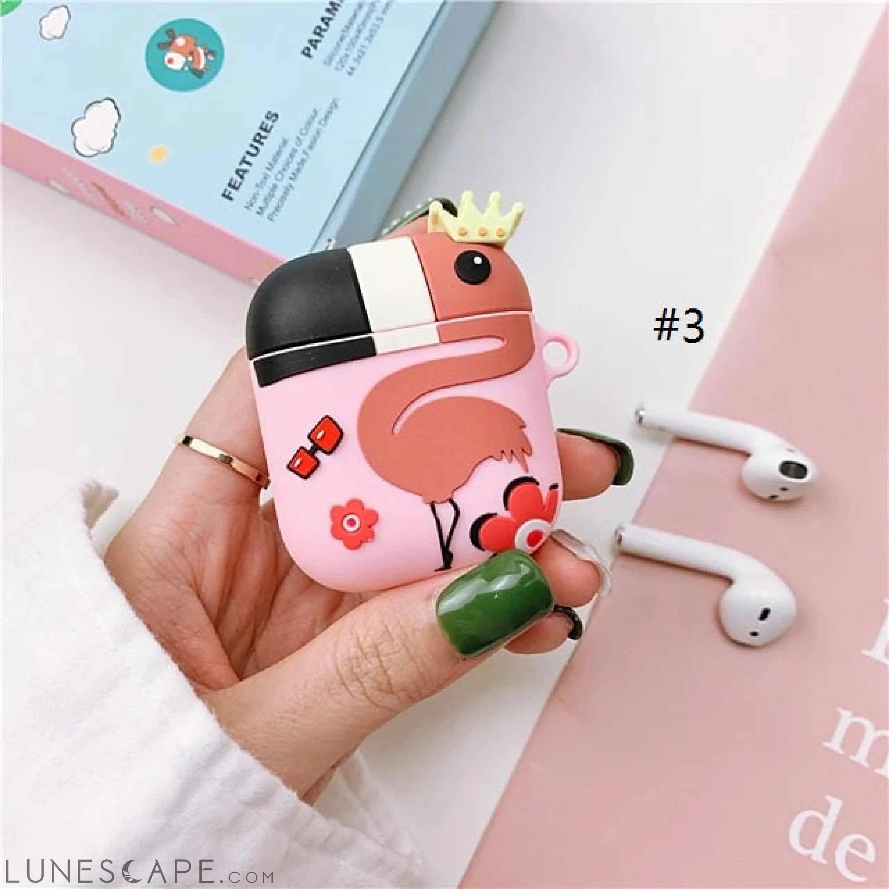 3D Animal Airpods 1/2/3 Case LUNESCAPE