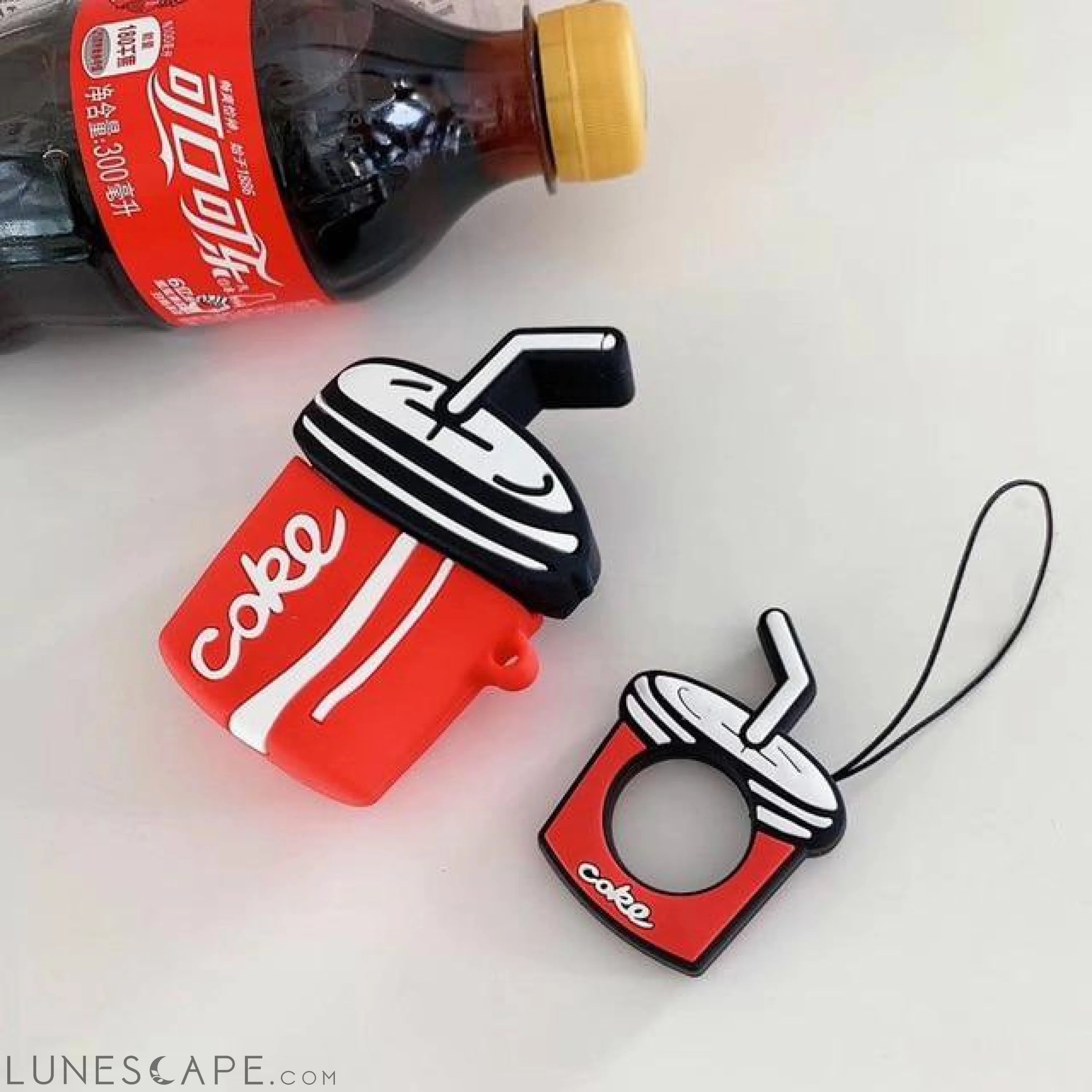 3D Cartoon Coke Drink AirPods Case LUNESCAPE