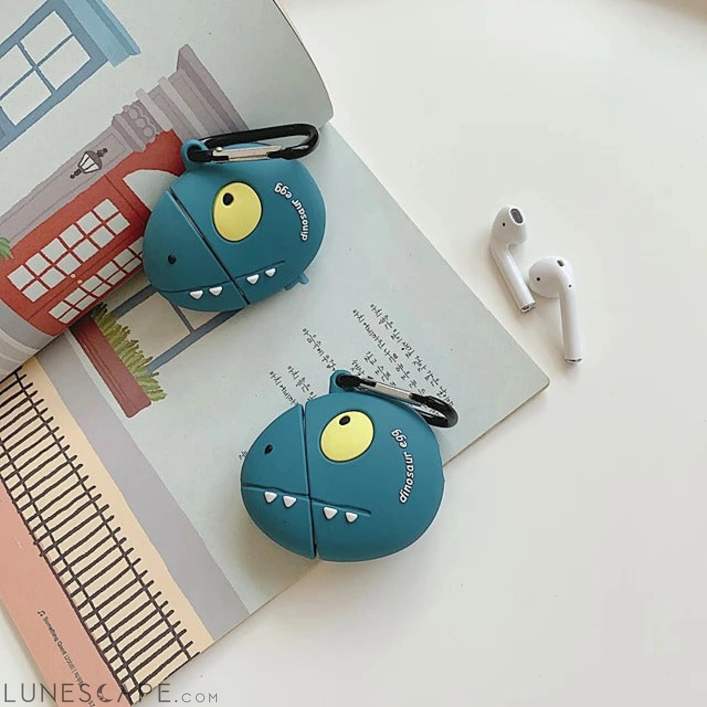 3D Cartoon Dinosaur AirPods Headphone Case LUNESCAPE