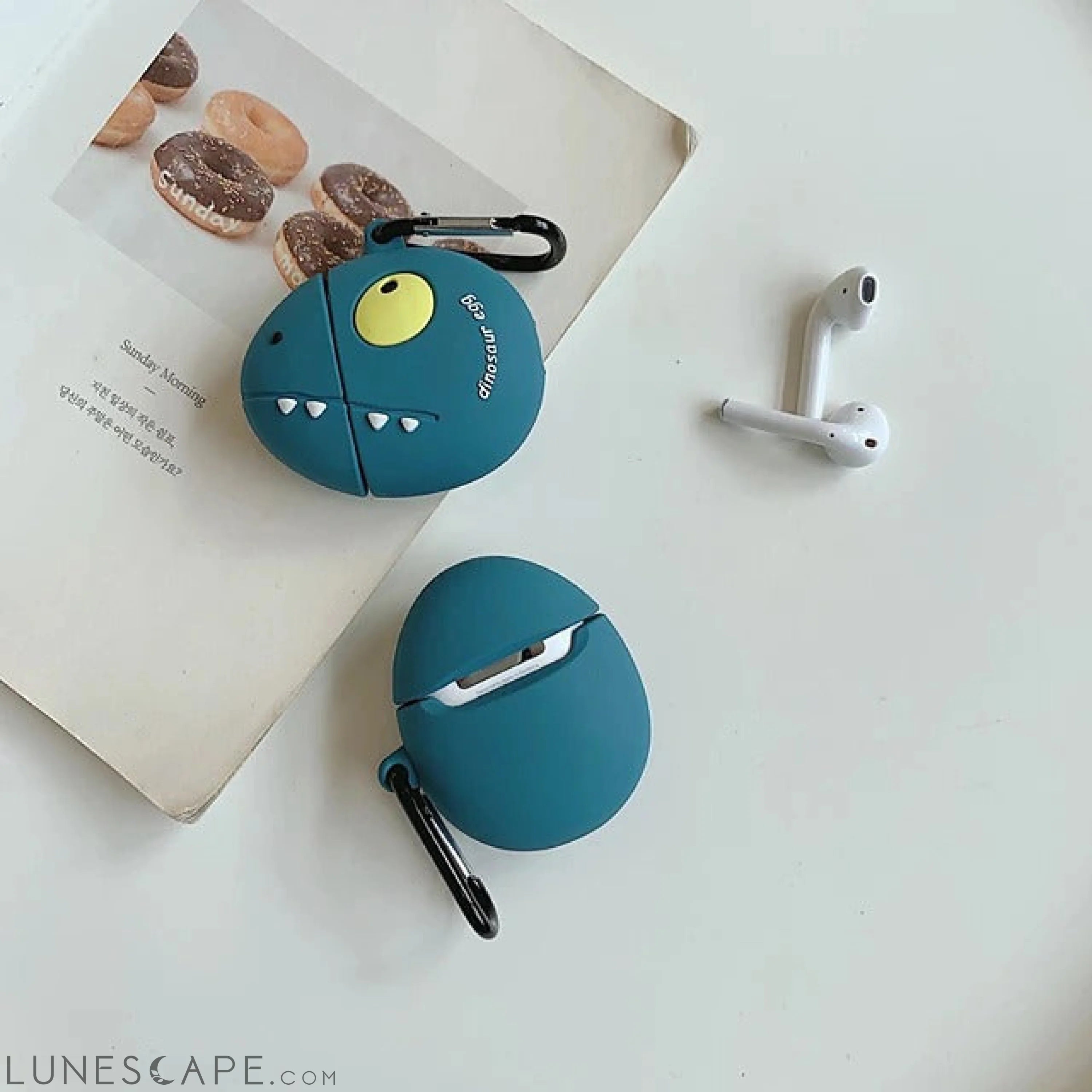 3D Cartoon Dinosaur AirPods Headphone Case LUNESCAPE