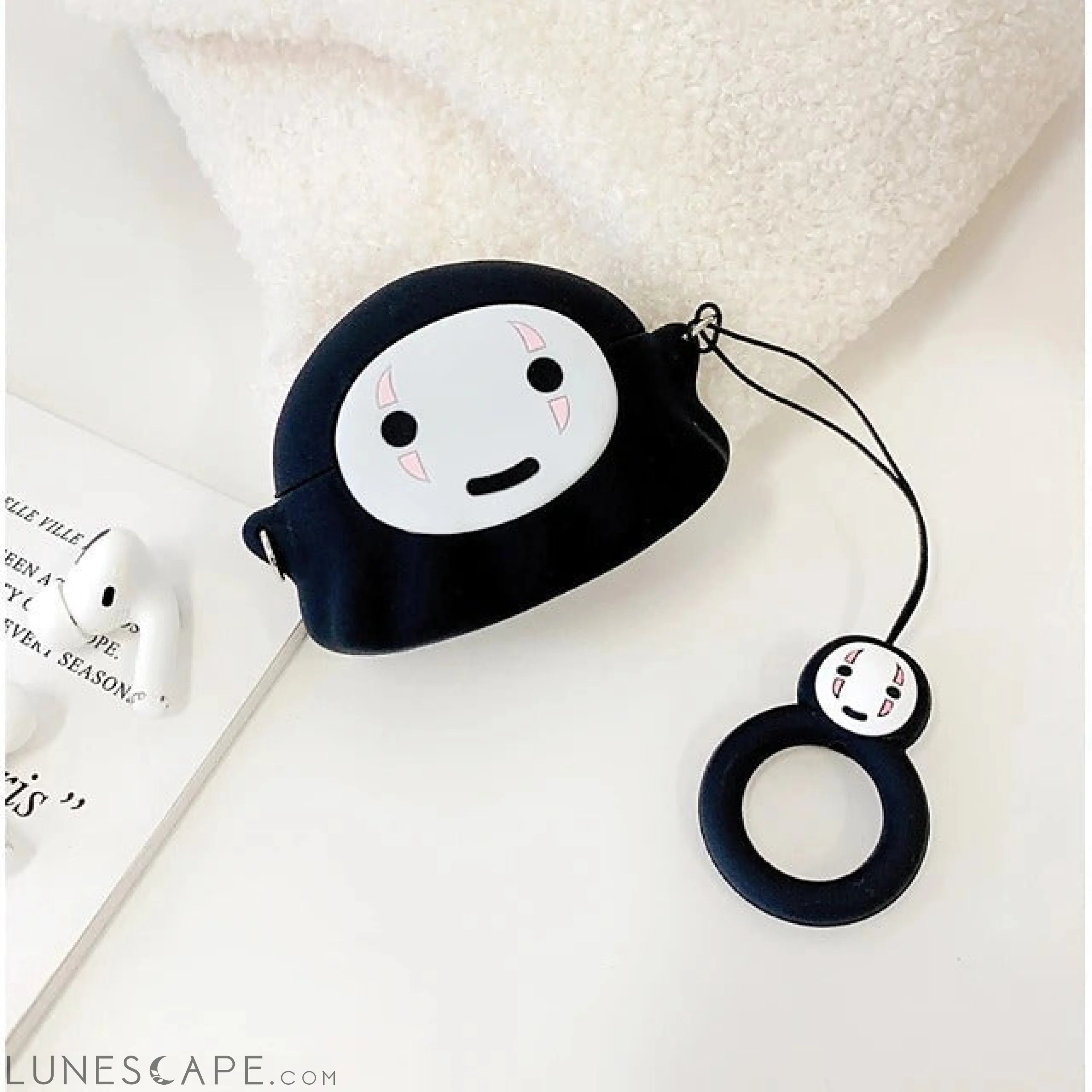 3D Cute Kawaii Anime Cartoon Faceless Man Case LUNESCAPE