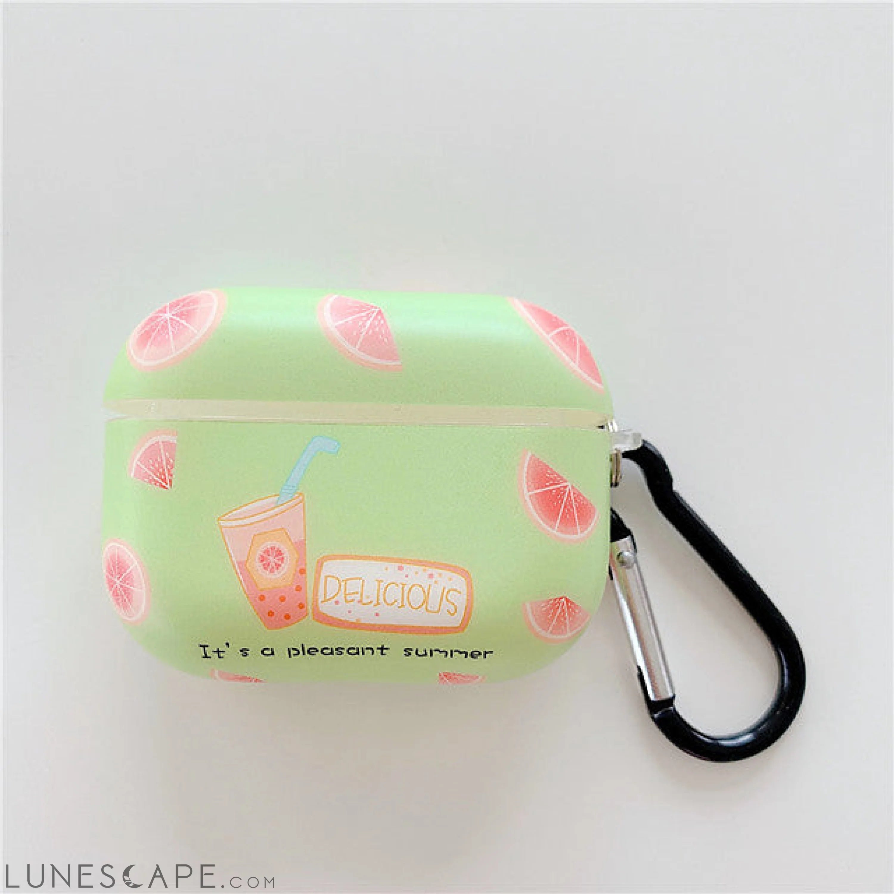 3D Fruit Orange Peach Airpods 1/2/3 Case LUNESCAPE