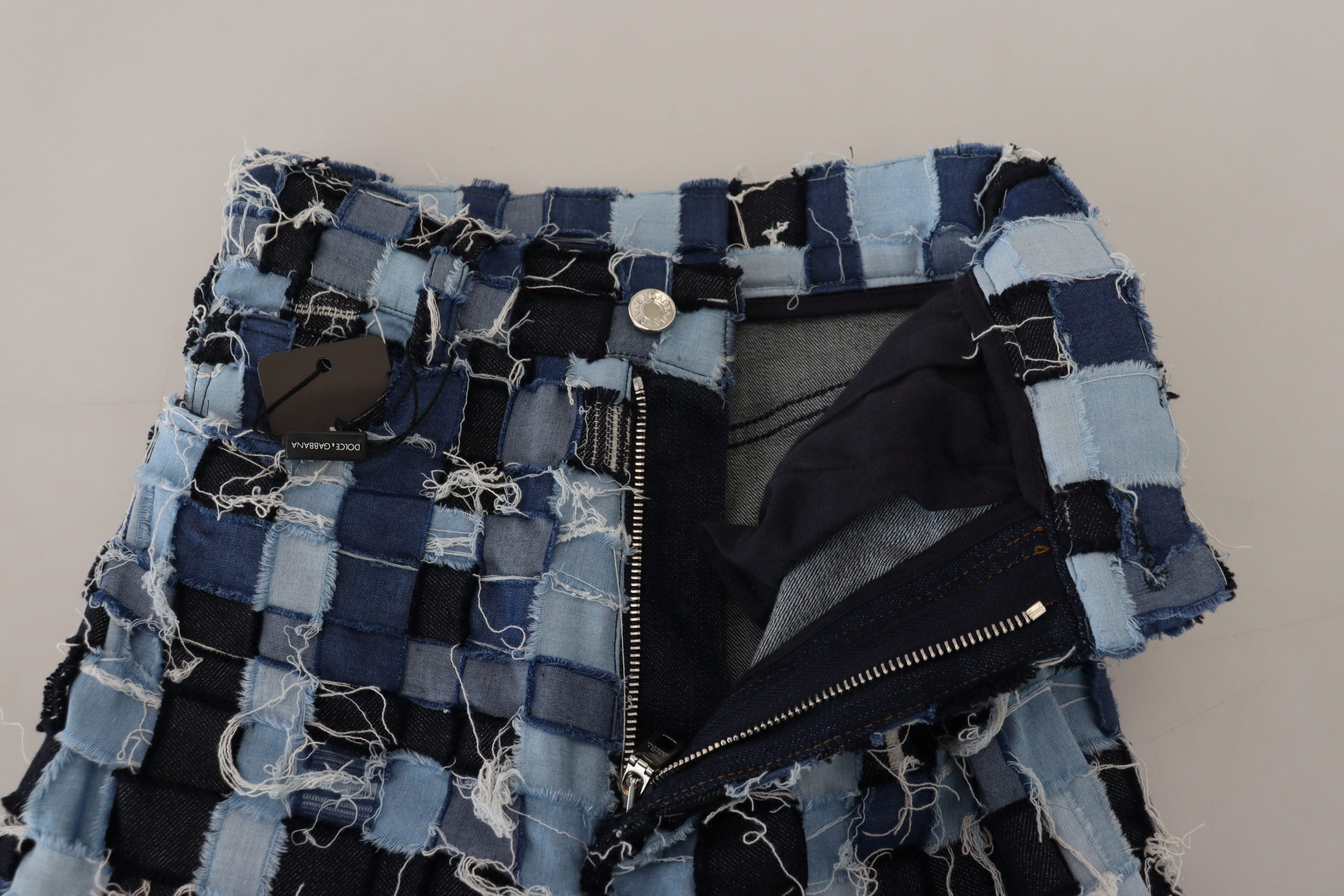 Dolce & Gabbana Multicolor Patchwork Cotton Denim Jeans LUNESCAPE