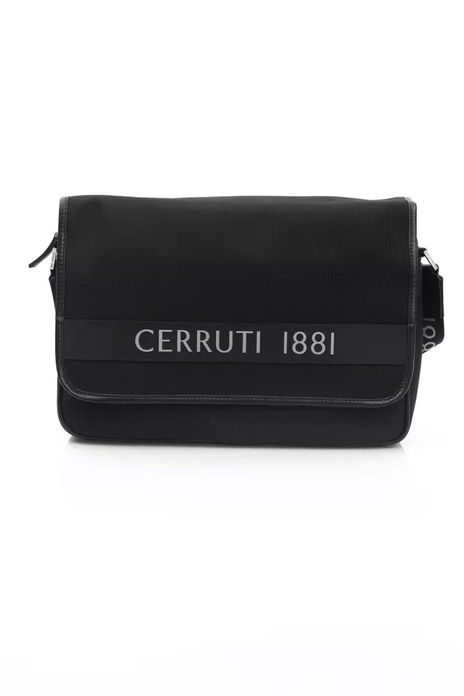 Cerruti 1881 Black Nylon Men Crossbody