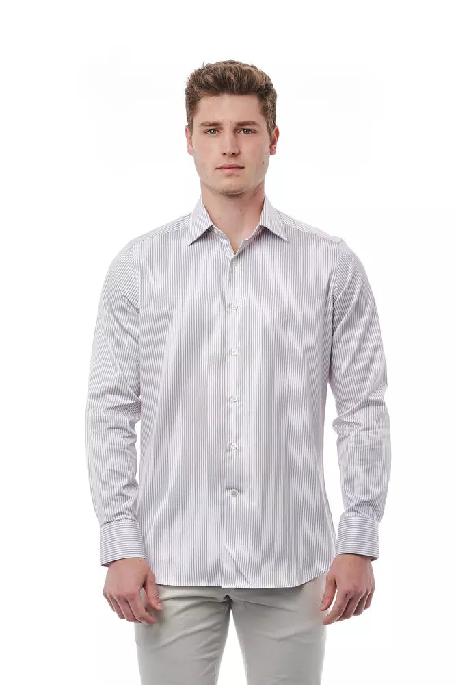 Bagutta White Cotton Men Shirt LUNESCAPE
